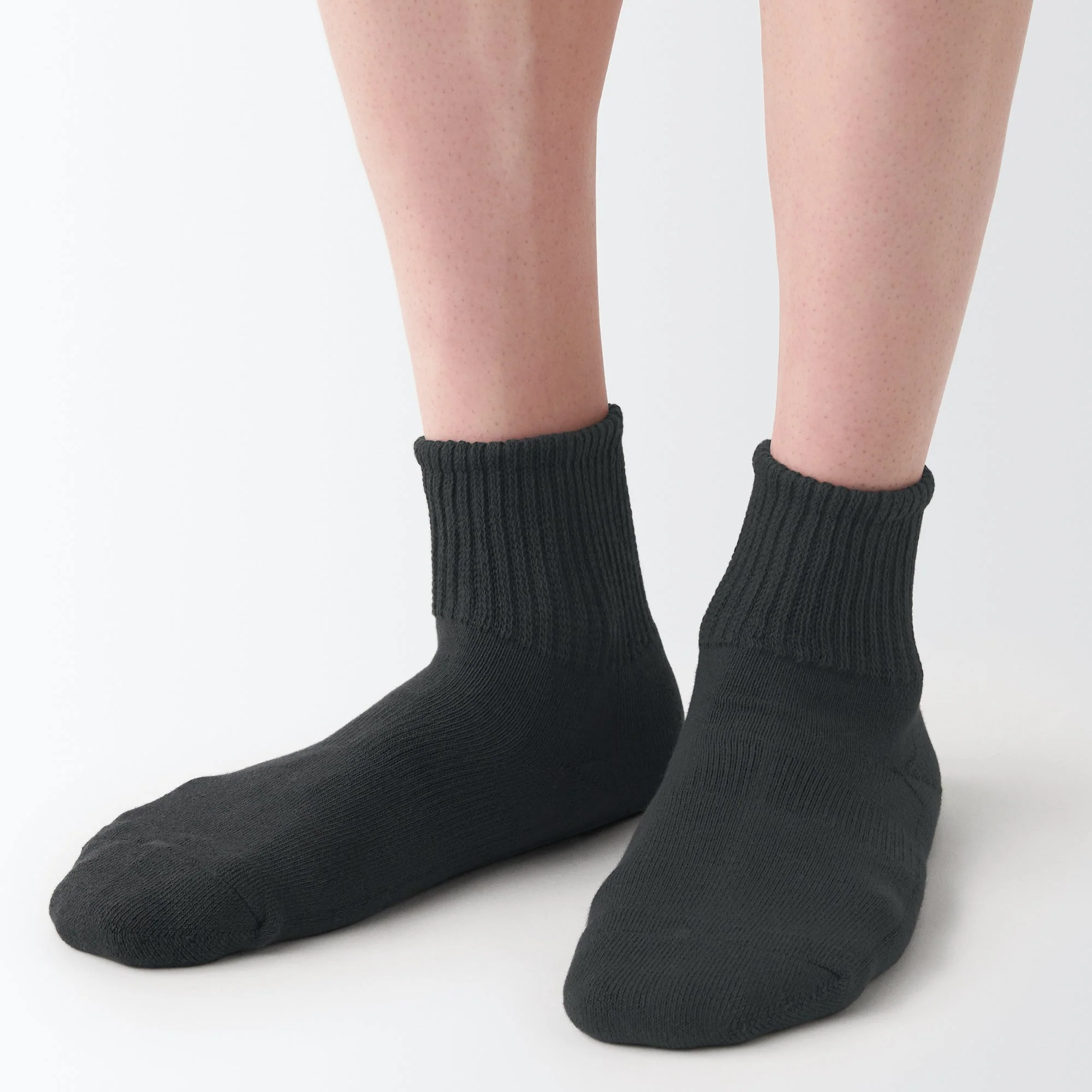 Right Angle Pile Short Socks - Image 11