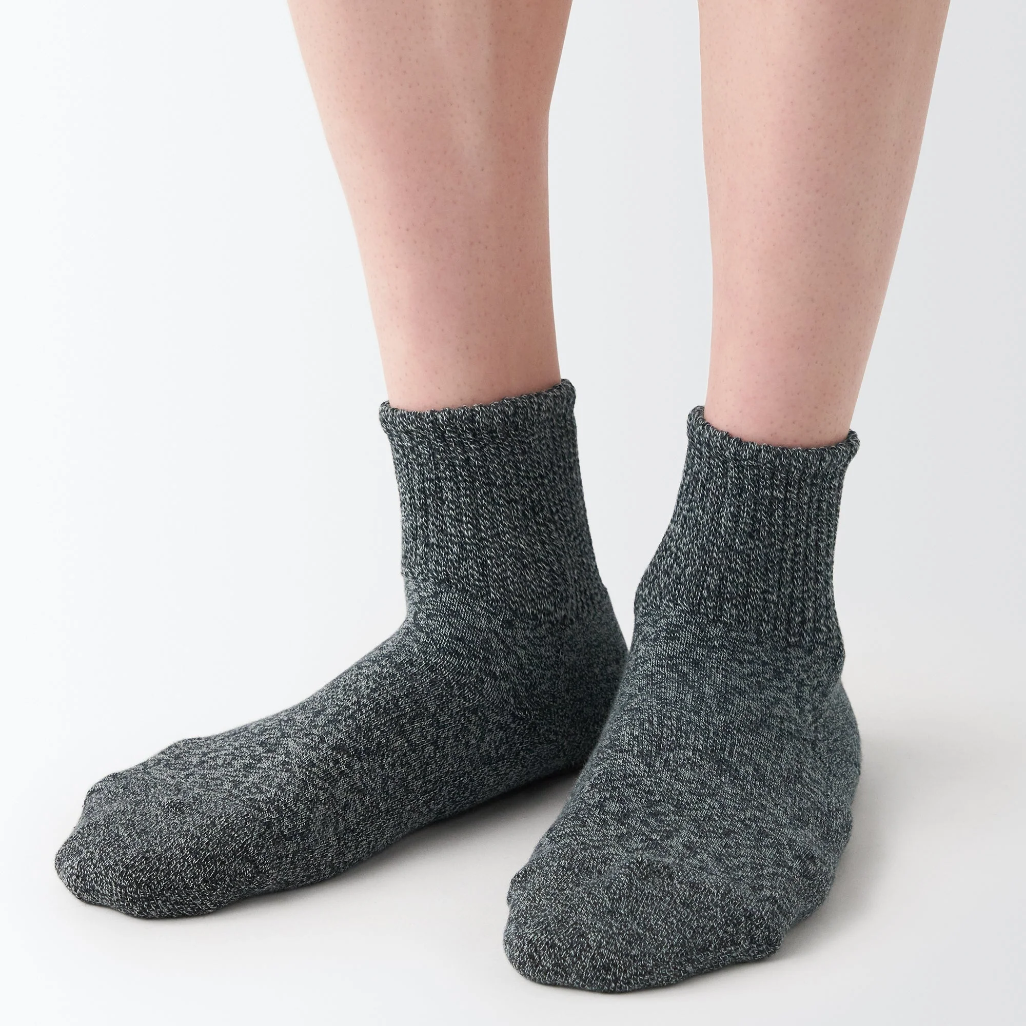 Right Angle Pile Short Socks - Image 9