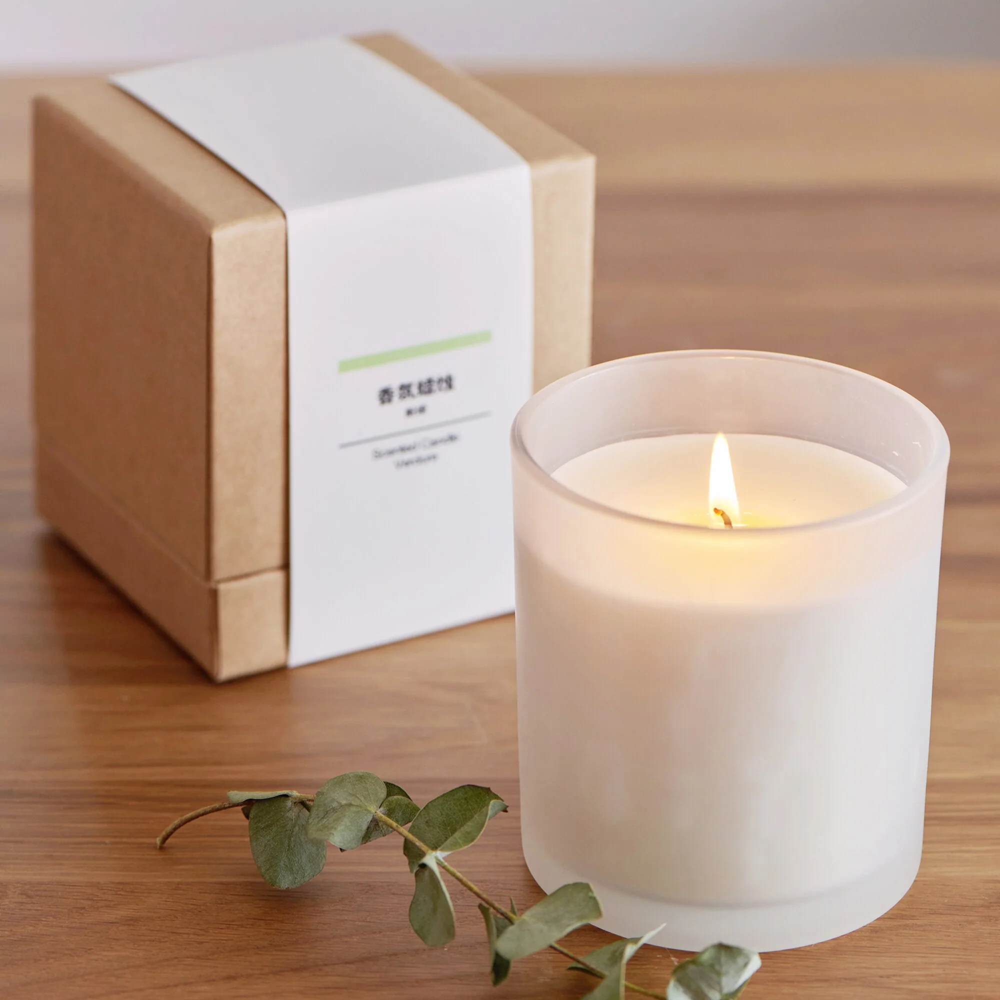 Scented Glass Candle - Floral Fruit - Image 6