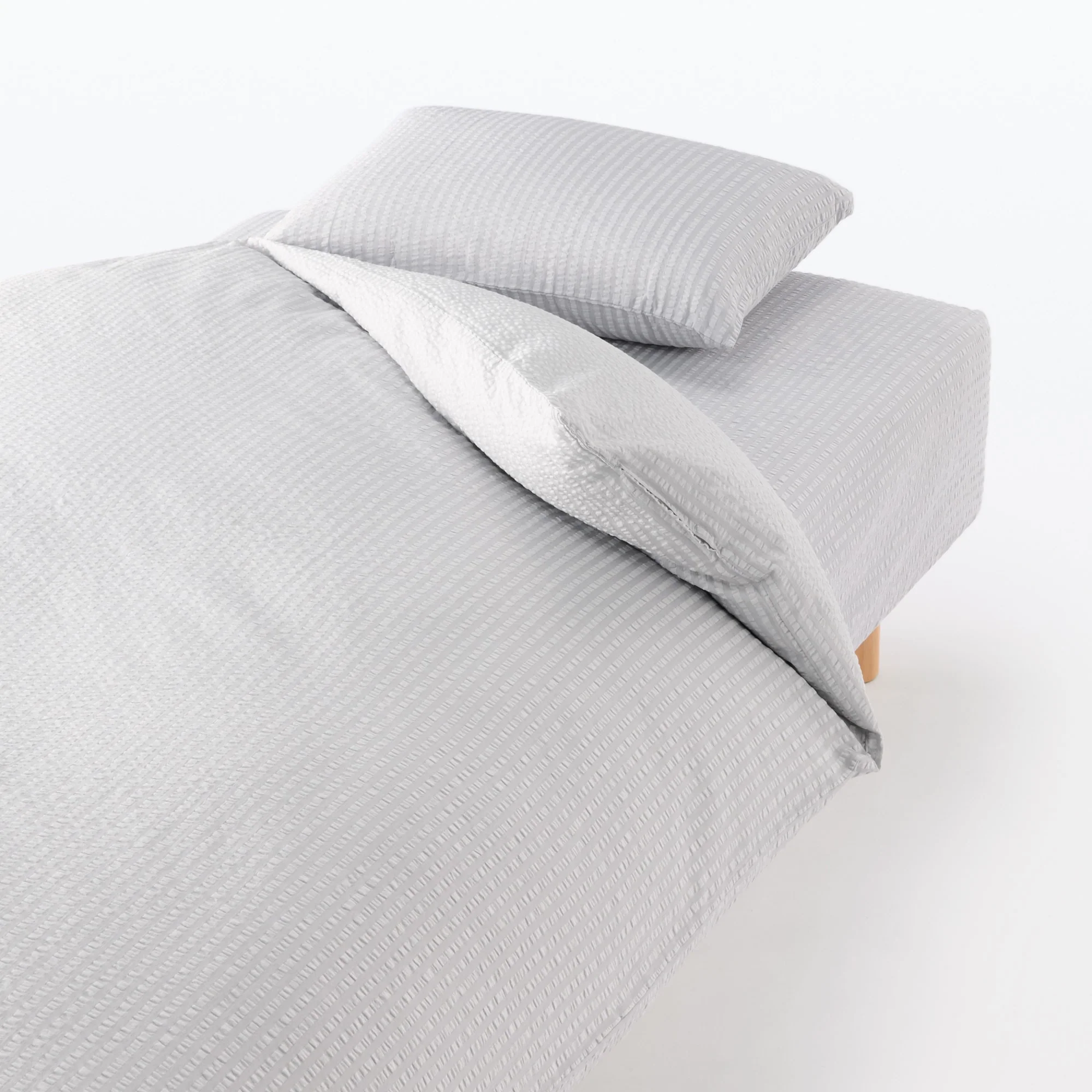 Seersucker Fitted Sheet - Image 6