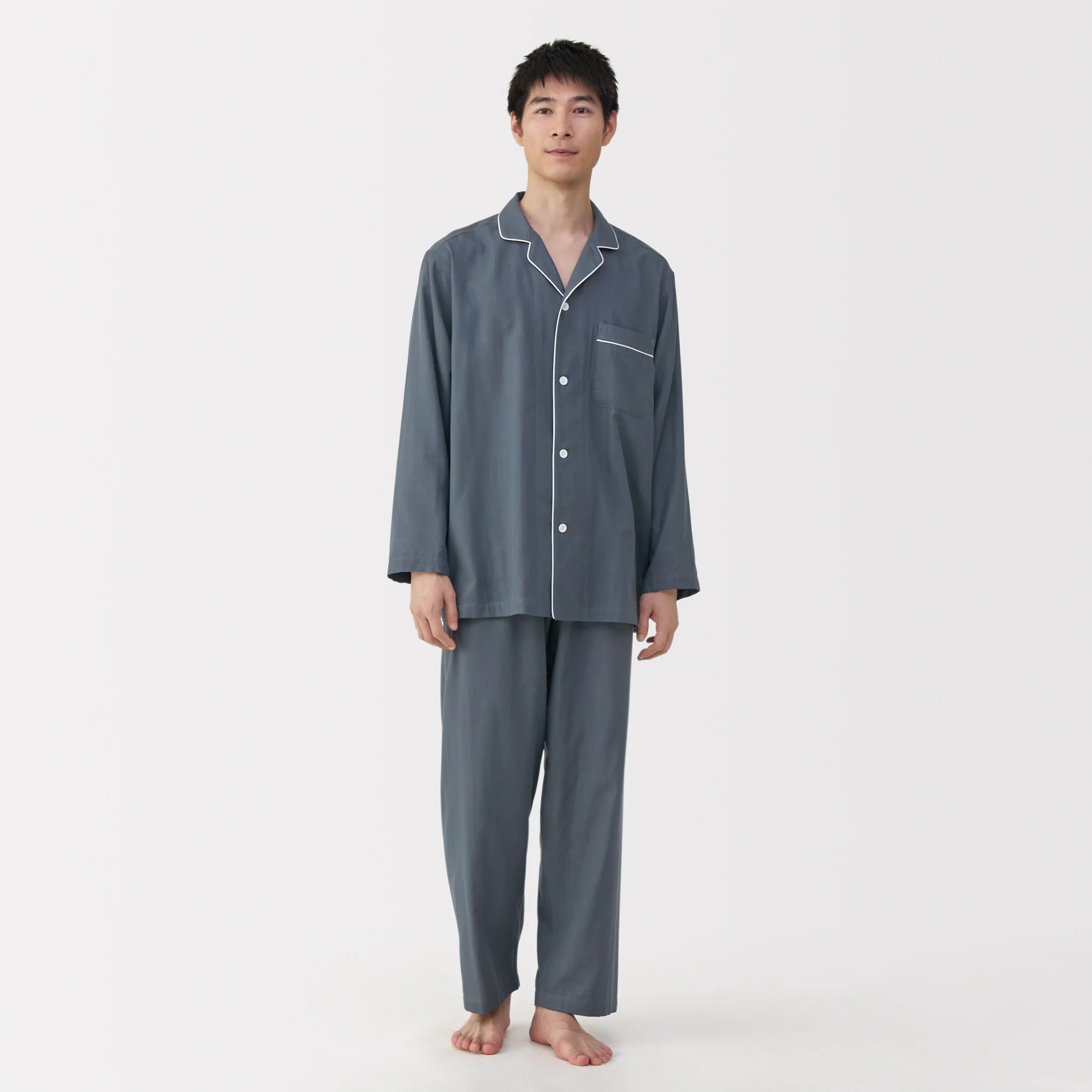 Side Seamless Double Gauze Pajamas - Image 30