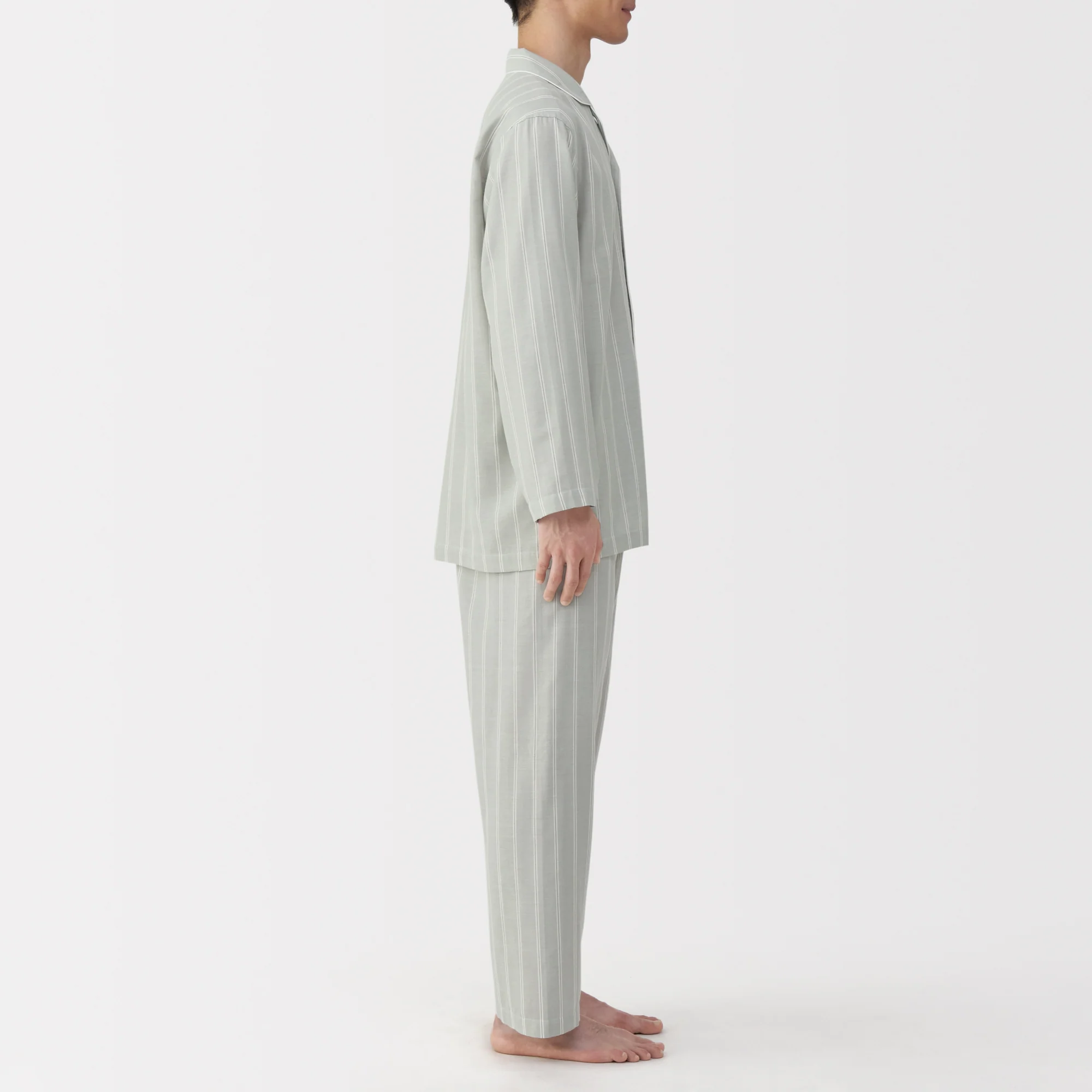 Side Seamless Double Gauze Pajamas - Image 5