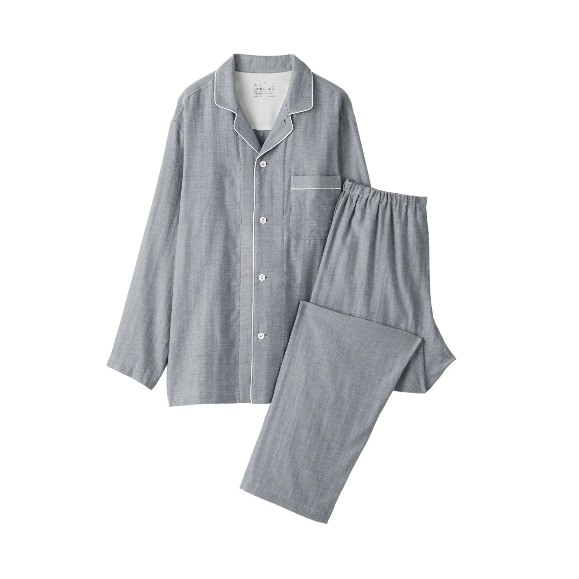 Side Seamless Double Gauze Pajamas - Image 14