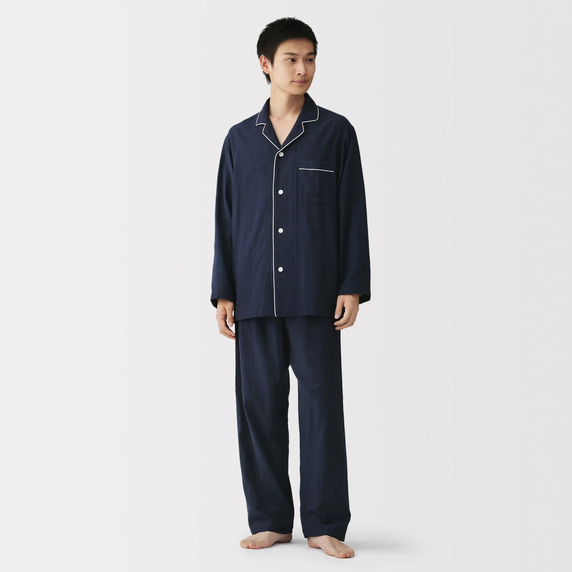Side Seamless Double Gauze Pajamas - Image 27