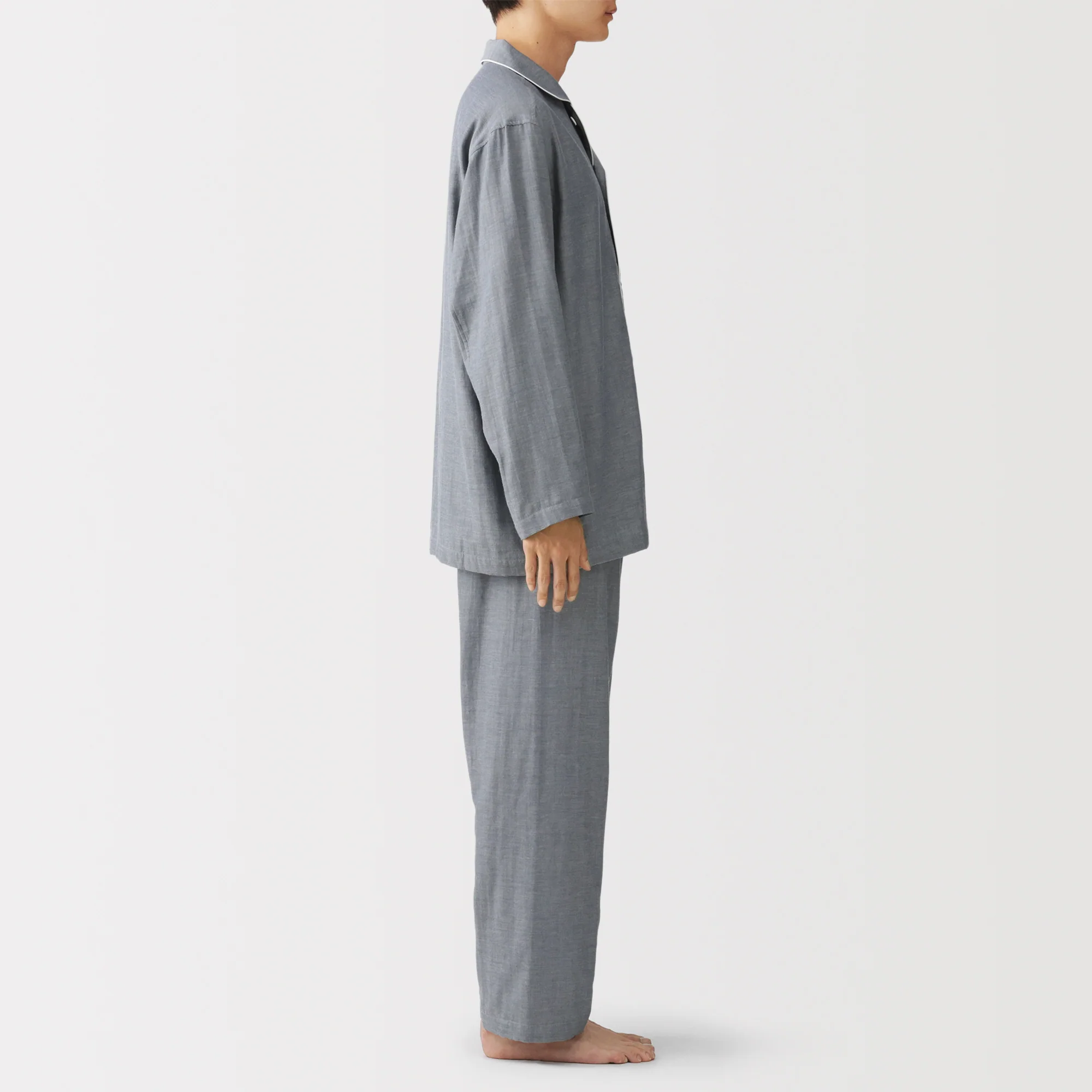 Side Seamless Double Gauze Pajamas - Image 40