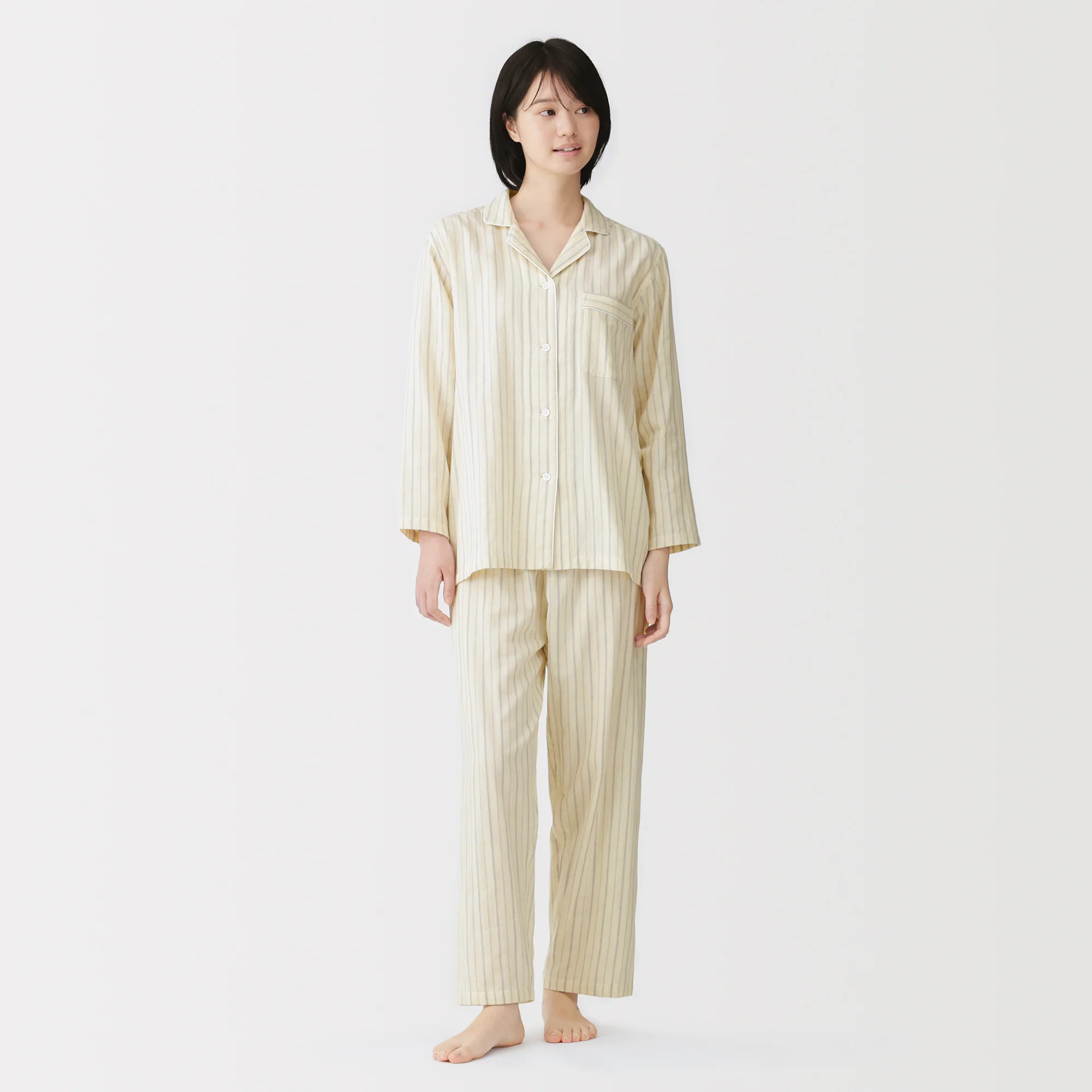 Side Seamless Double Gauze Pajamas - Image 51