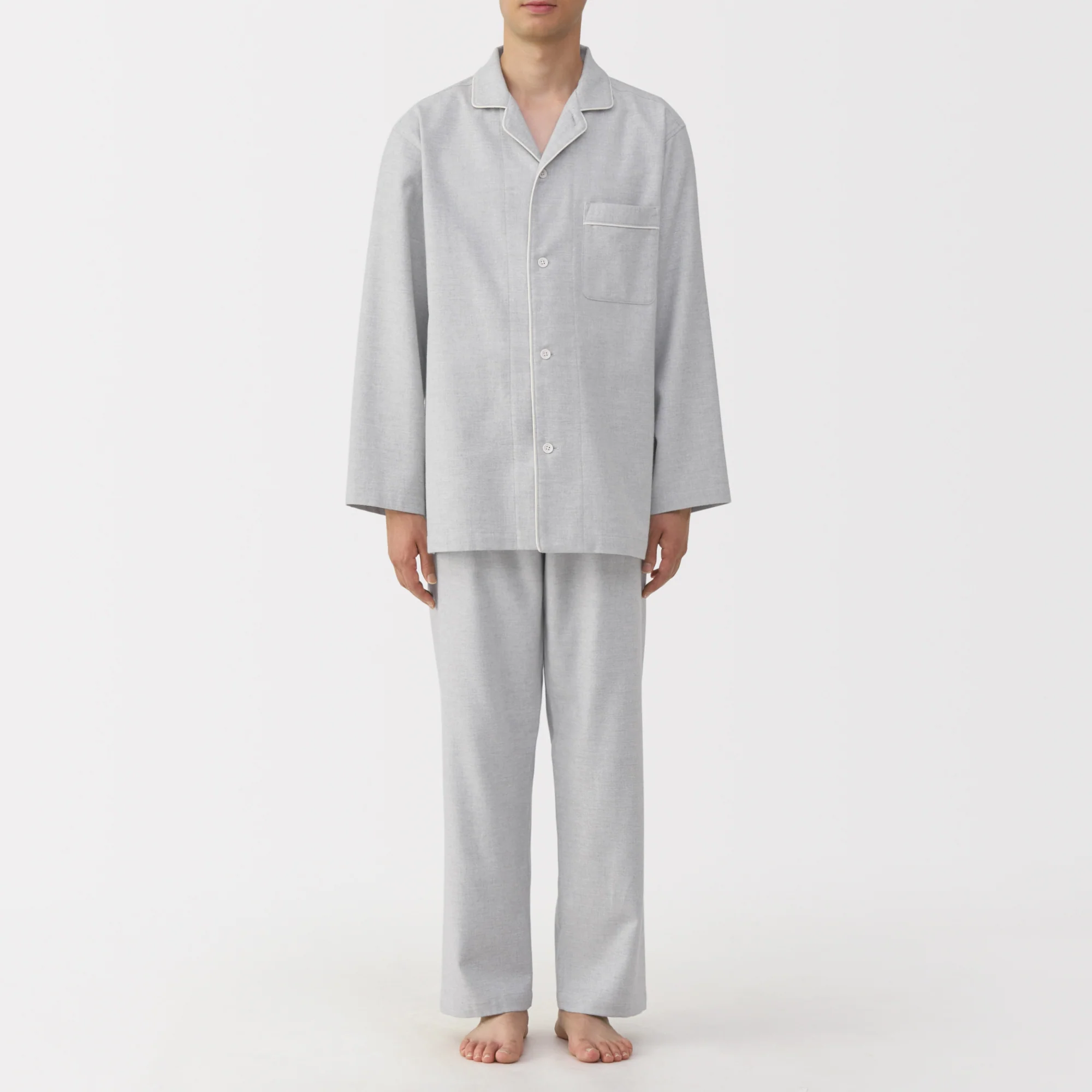 Side Seamless Flannel Pajamas - Image 17