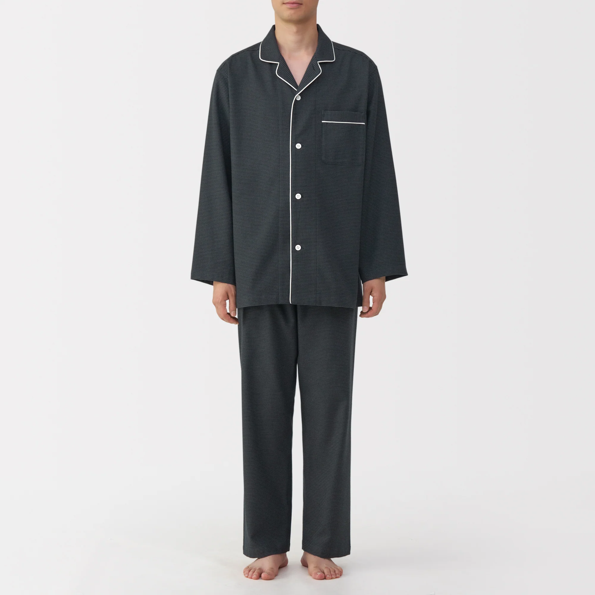 Side Seamless Flannel Pajamas - Image 56