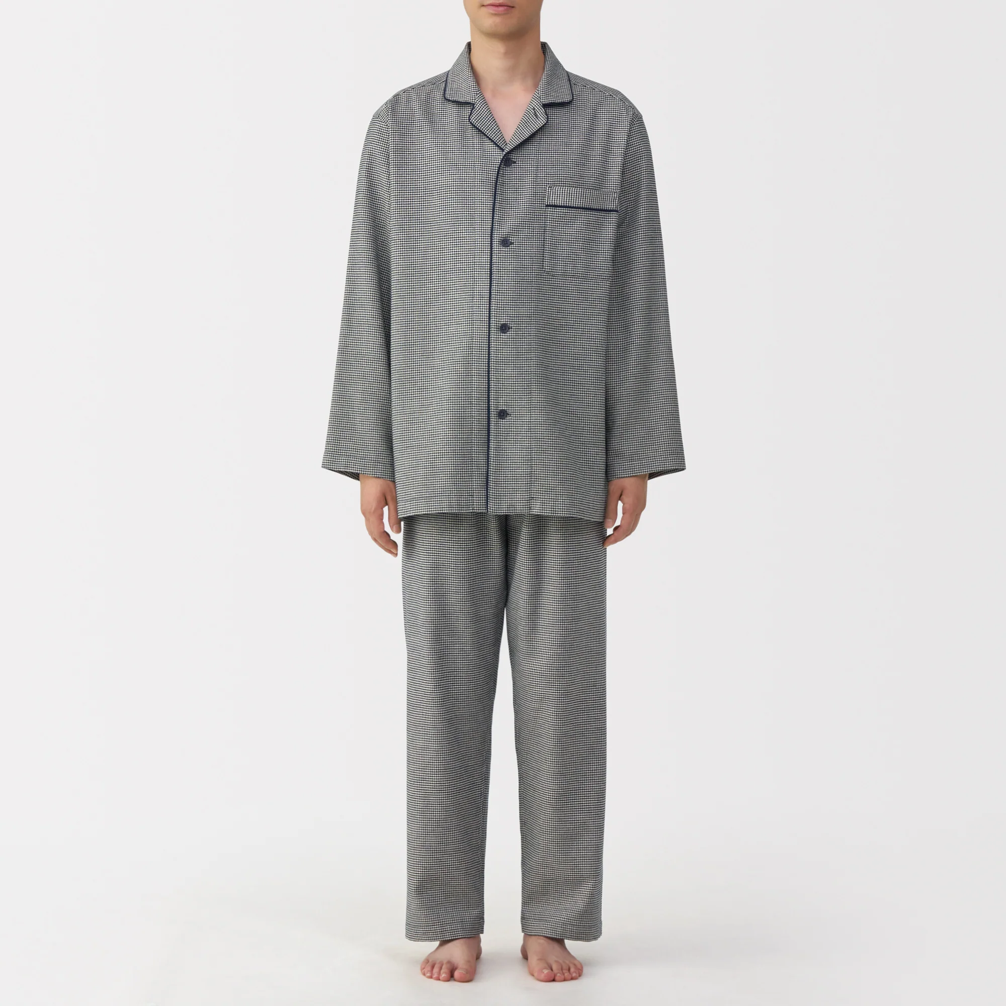 Side Seamless Flannel Pajamas - Image 69