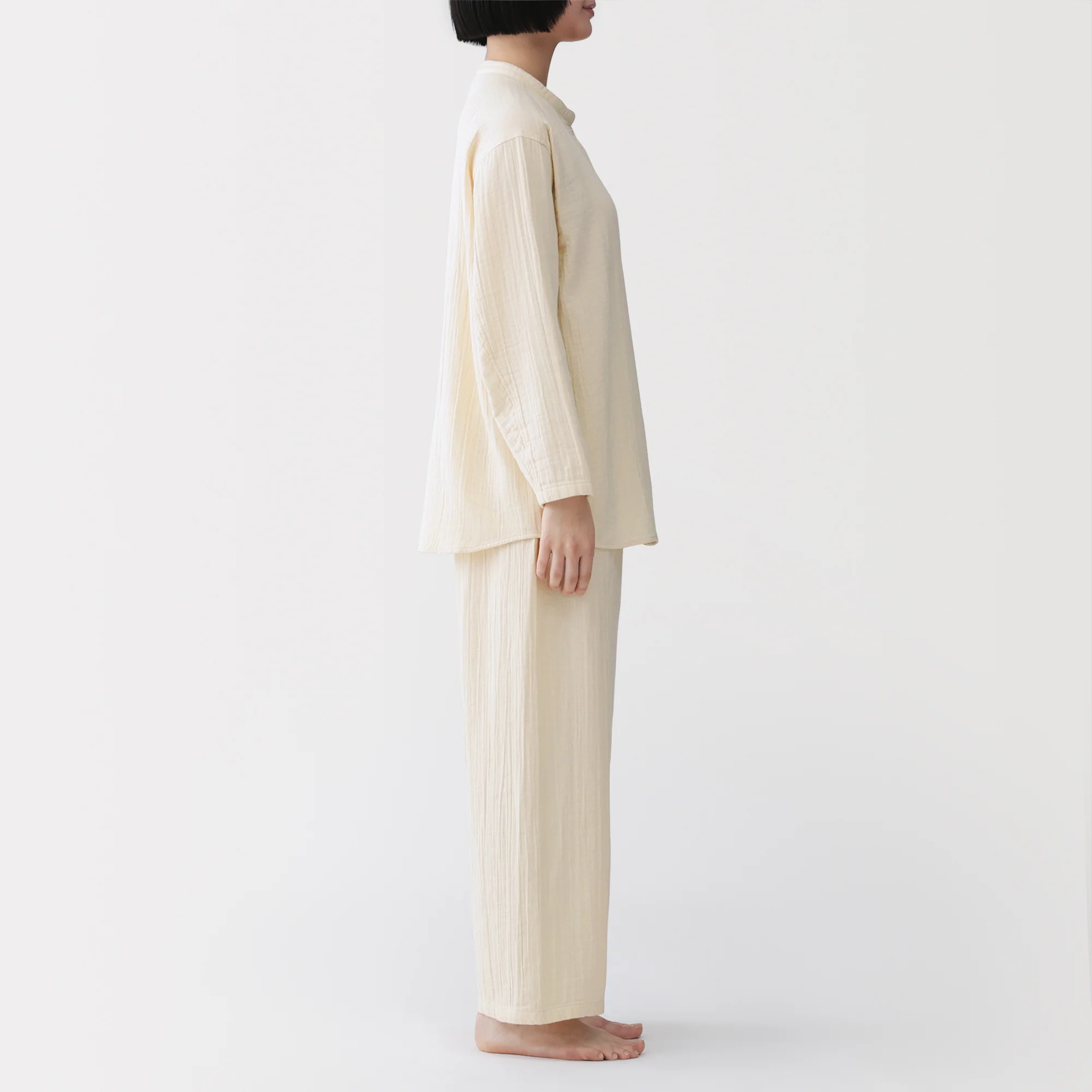 Side Seamless Gauze Pajamas - Image 15