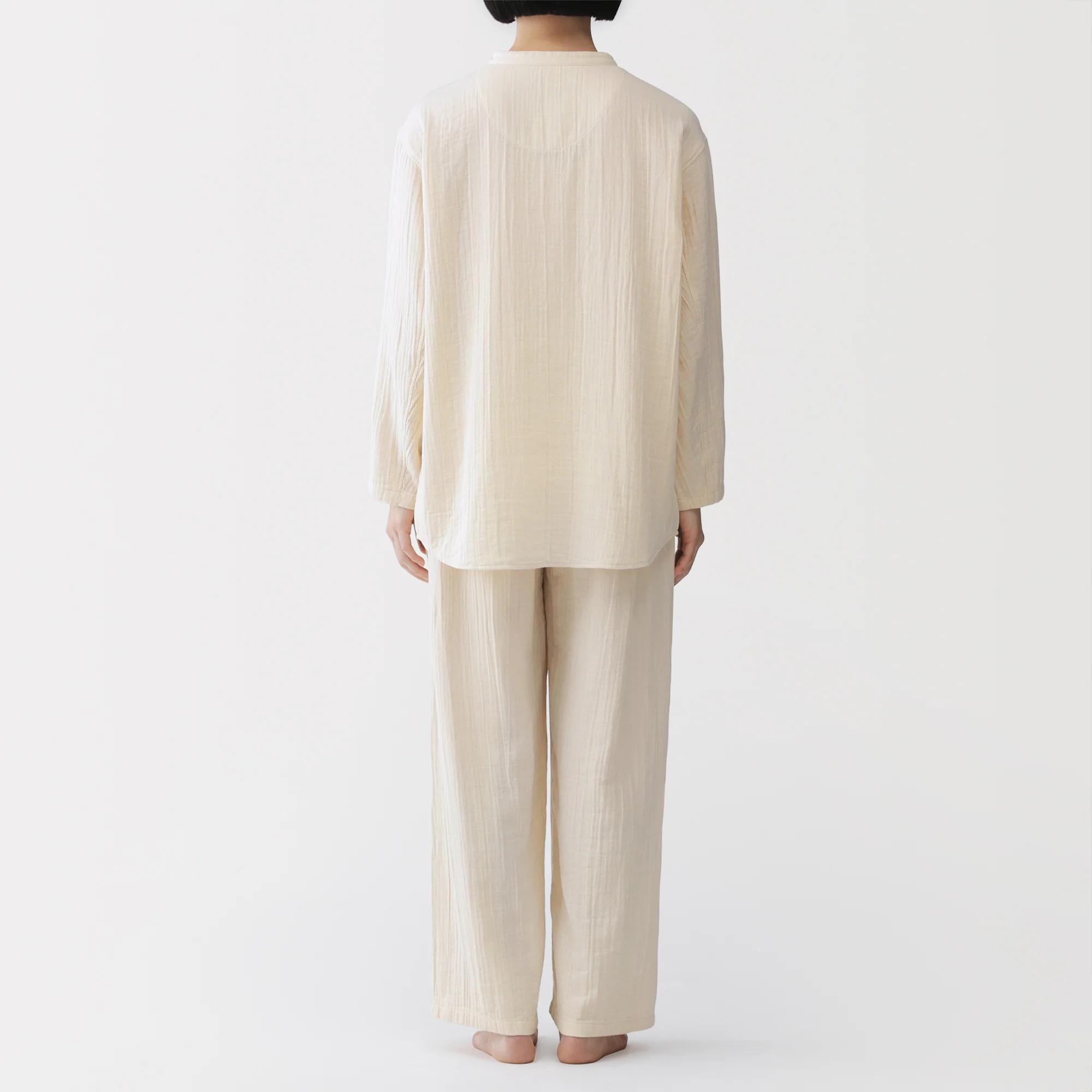 Side Seamless Gauze Pajamas - Image 27