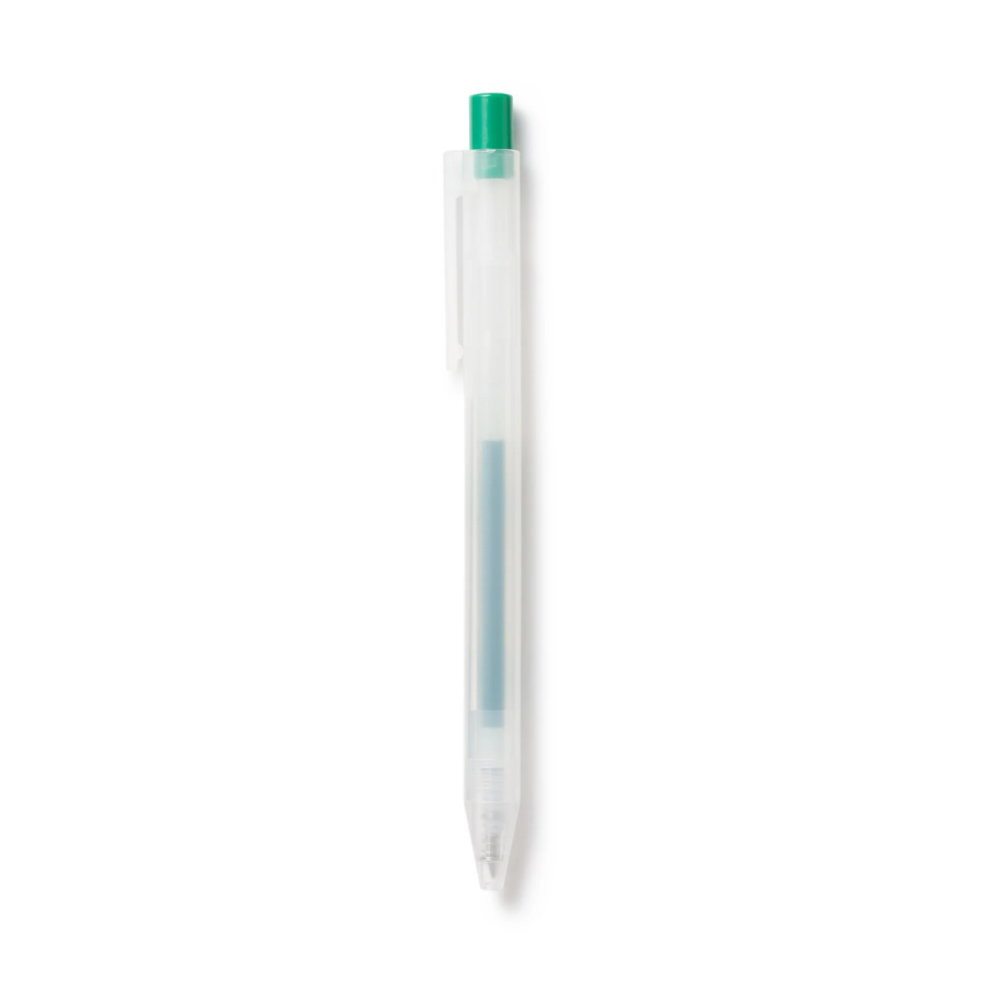 Smooth Gel Ink Ballpoint Knock Pen 0.3 mm - Green