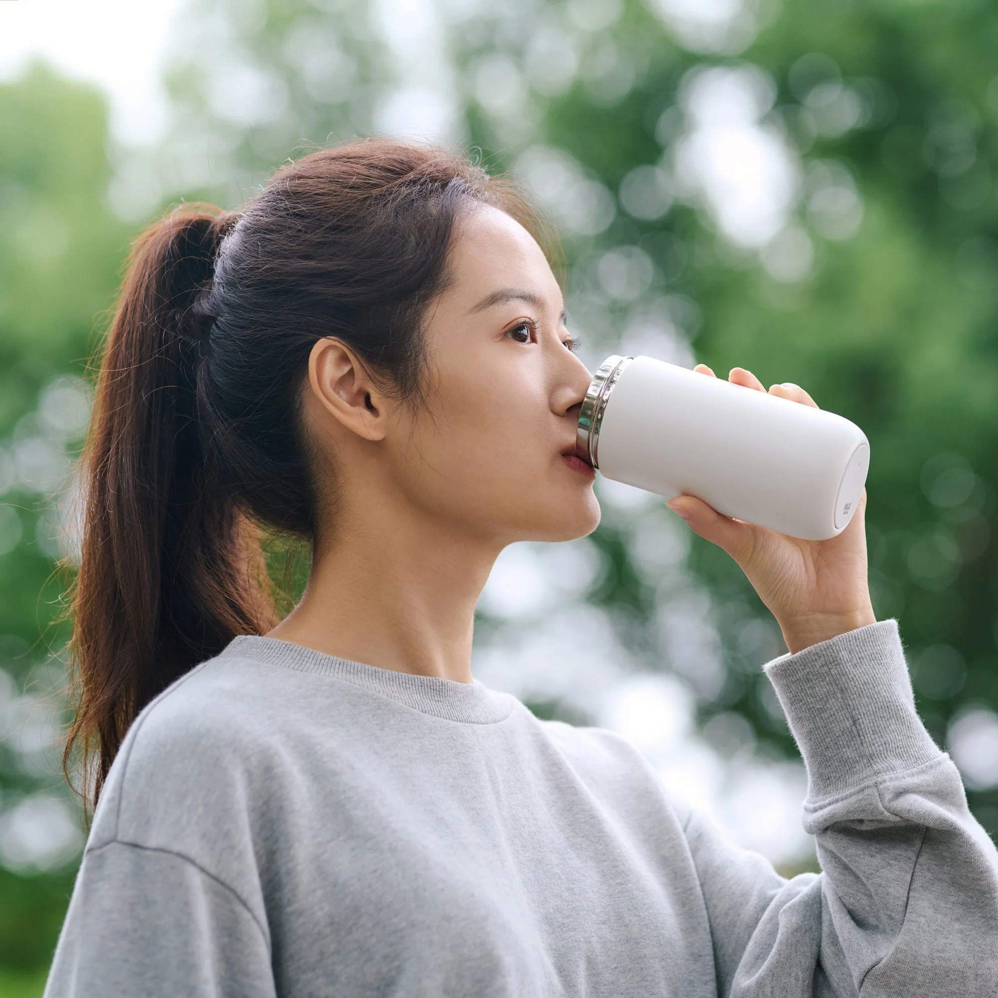 Stainless Steel Bottle - White (320 ml) - Image 11