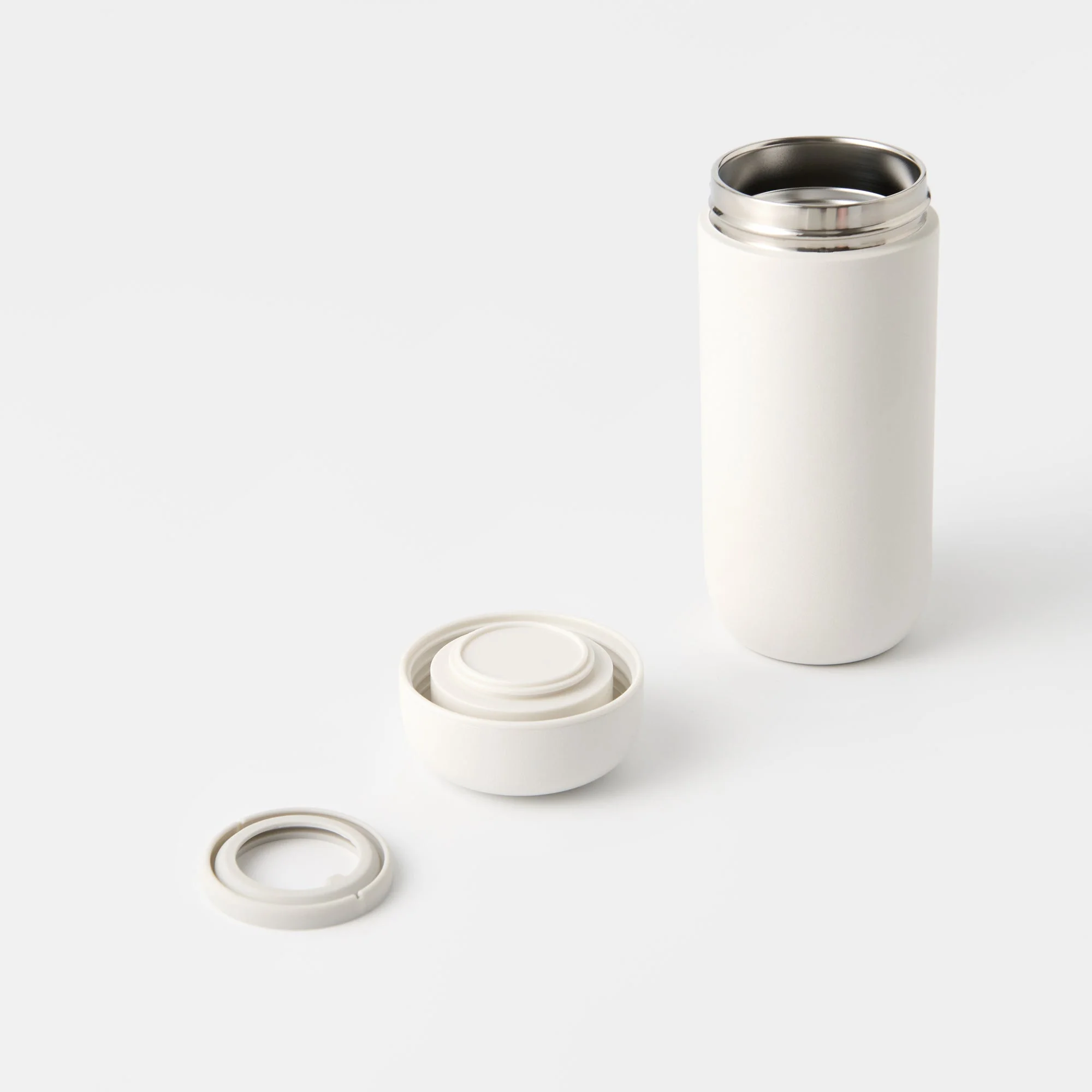 Stainless Steel Bottle - White (320 ml) - Image 5