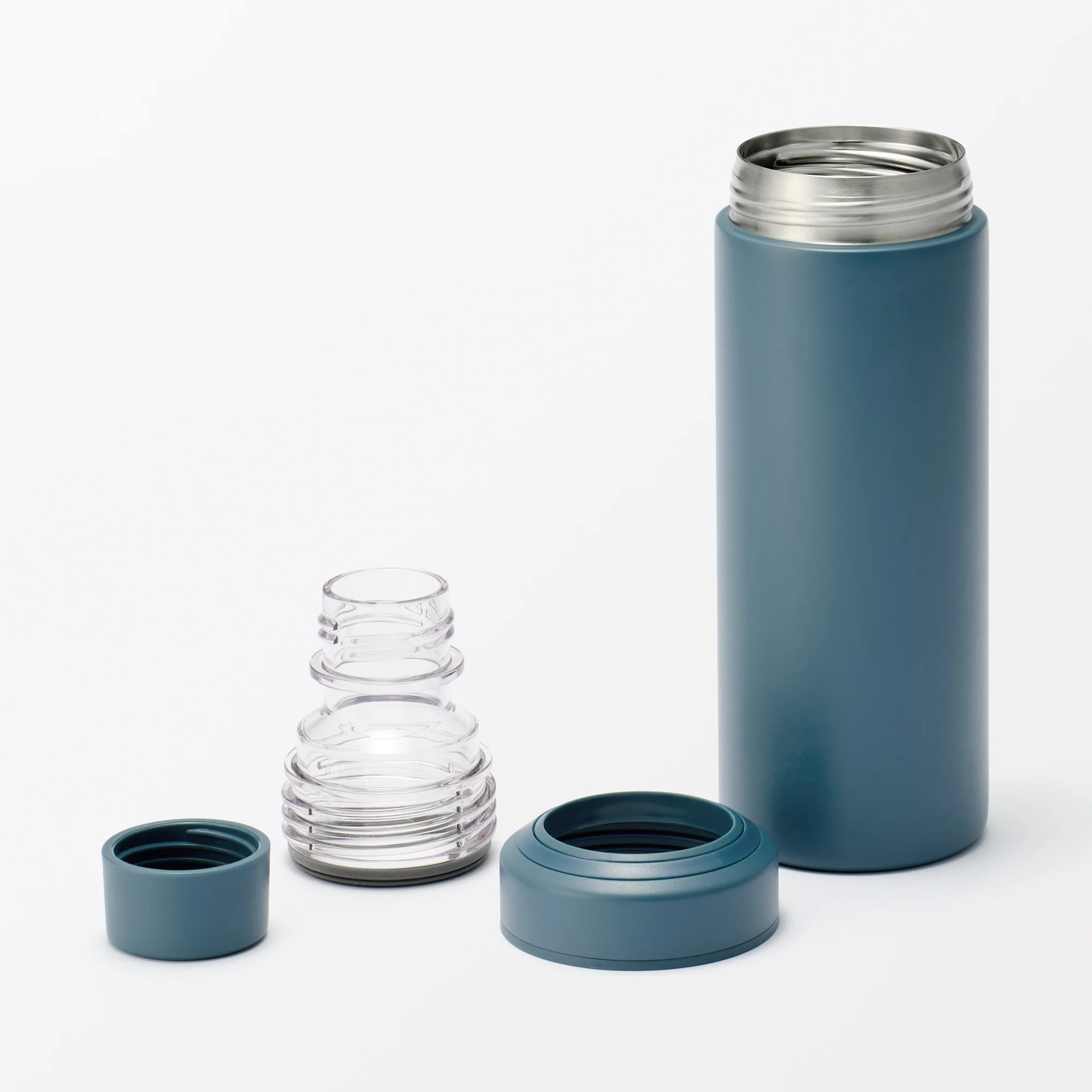 Stainless Steel Carbonated Drink-Safe Cool Tumbler - Dark Blue - Image 4
