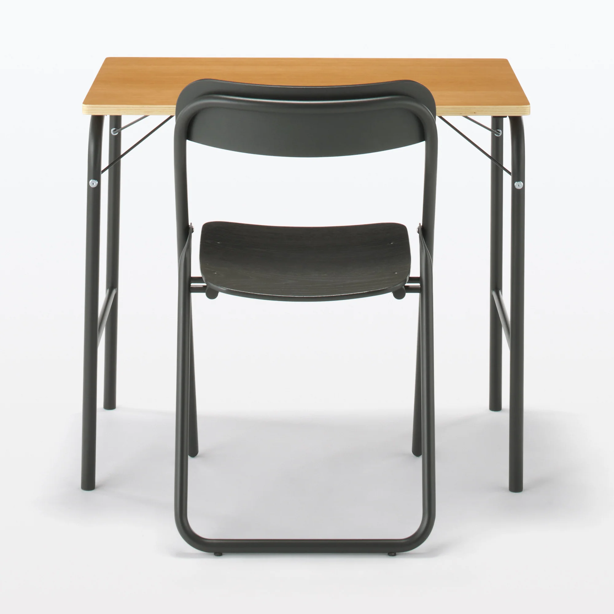 Steel Pipe Table - Dark Grey - Image 8