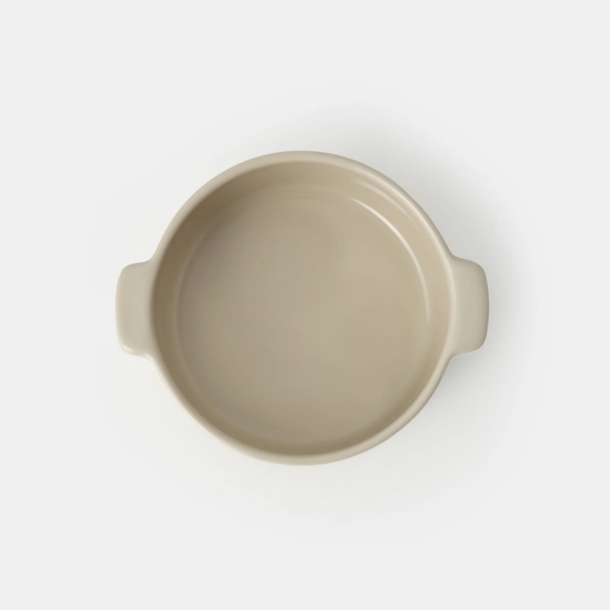 Stoneware Mini Cocotte Bowl (Dia. 15.8 cm) - Grey Beige - Image 3
