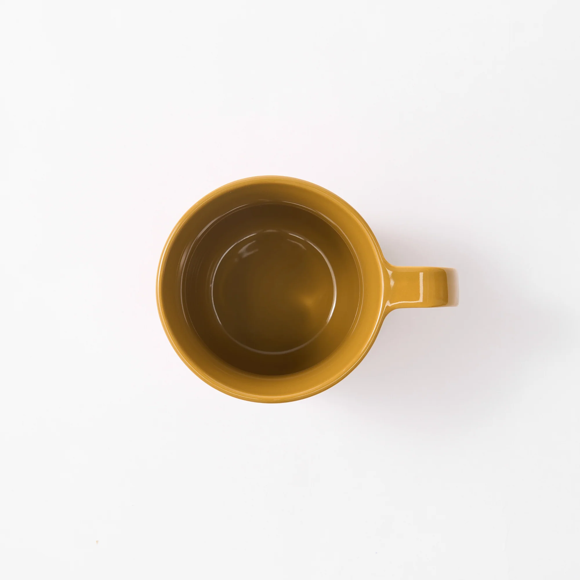 Stoneware Mug Cup (490 ml) - Mustard Yellow - Image 3
