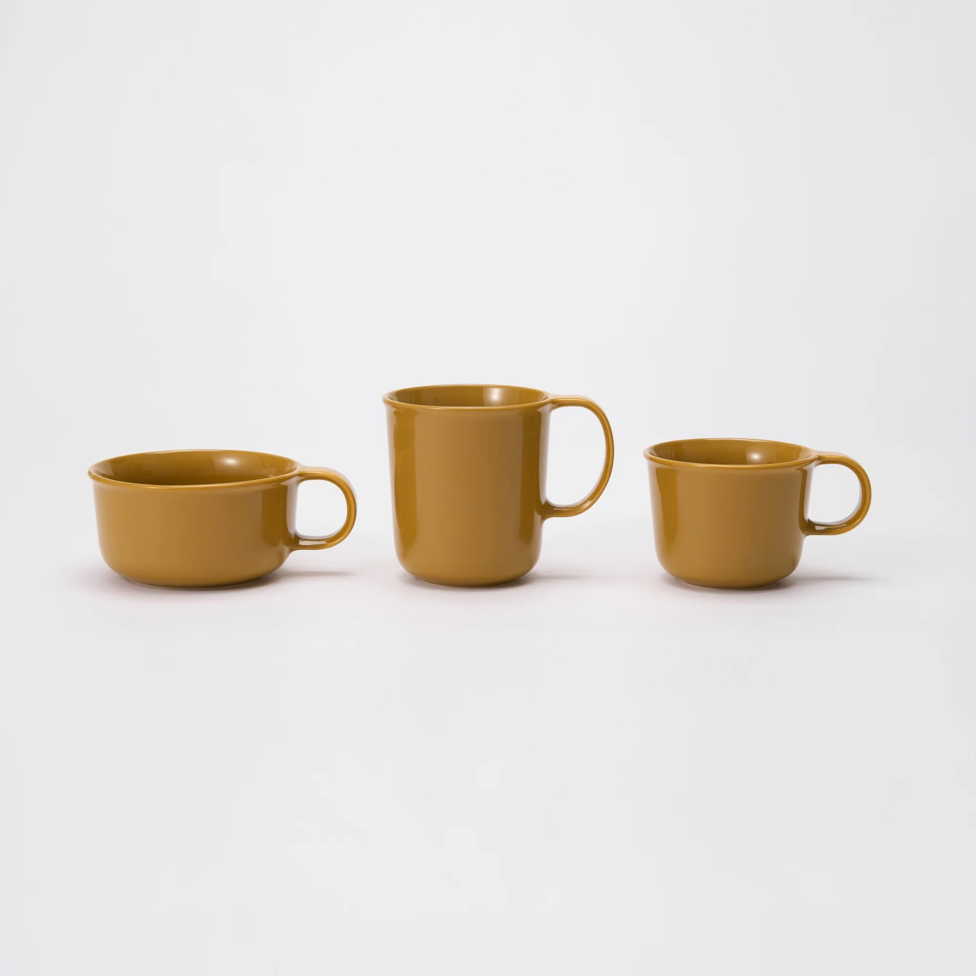 Stoneware Soup Mug Cup - Mustard Yellow - Image 7