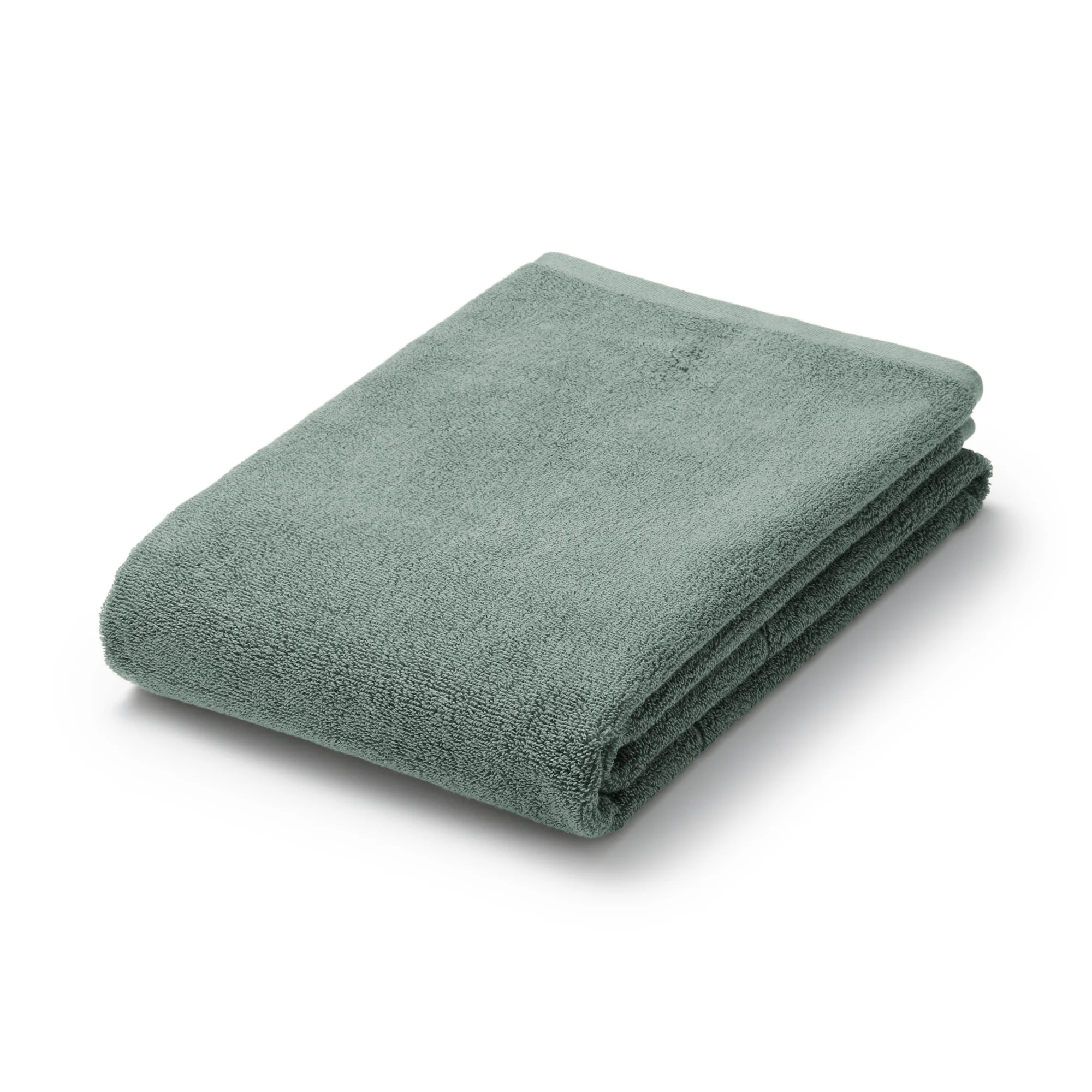 Twin Pile with Loop Bath Towel - Green - Image 2