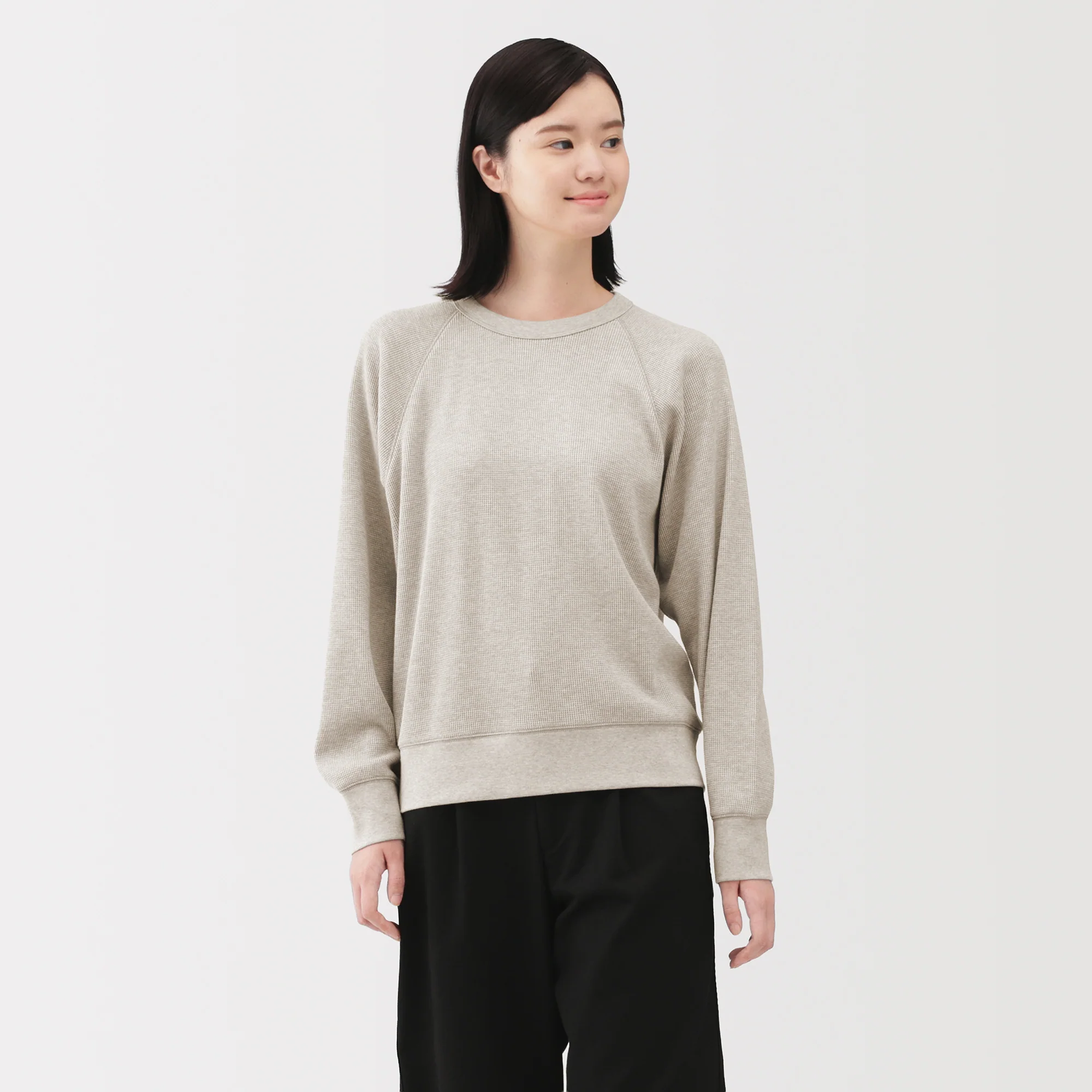 Waffle Crew Neck T-Shirt - Image 24