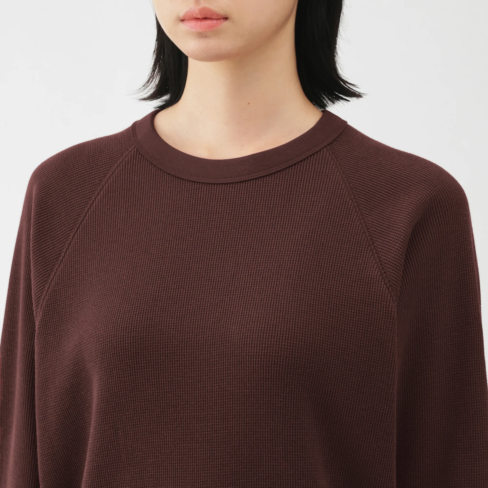Waffle Crew Neck T-Shirt - Image 42