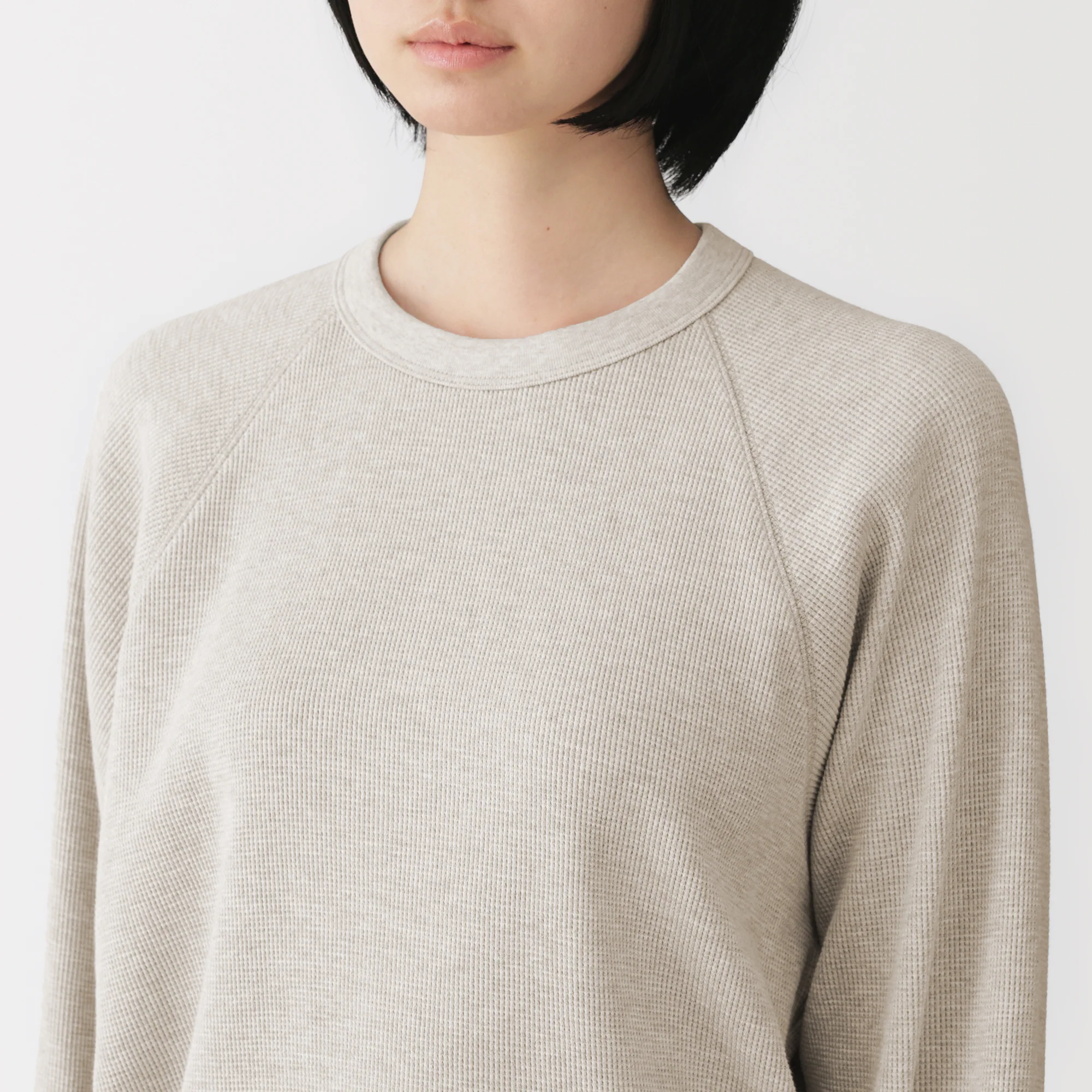 Waffle Crew Neck T-Shirt - Image 23