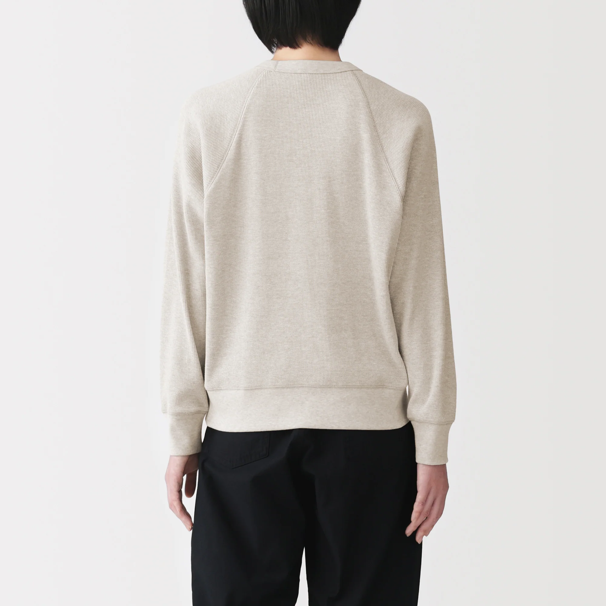Waffle Crew Neck T-Shirt - Image 6