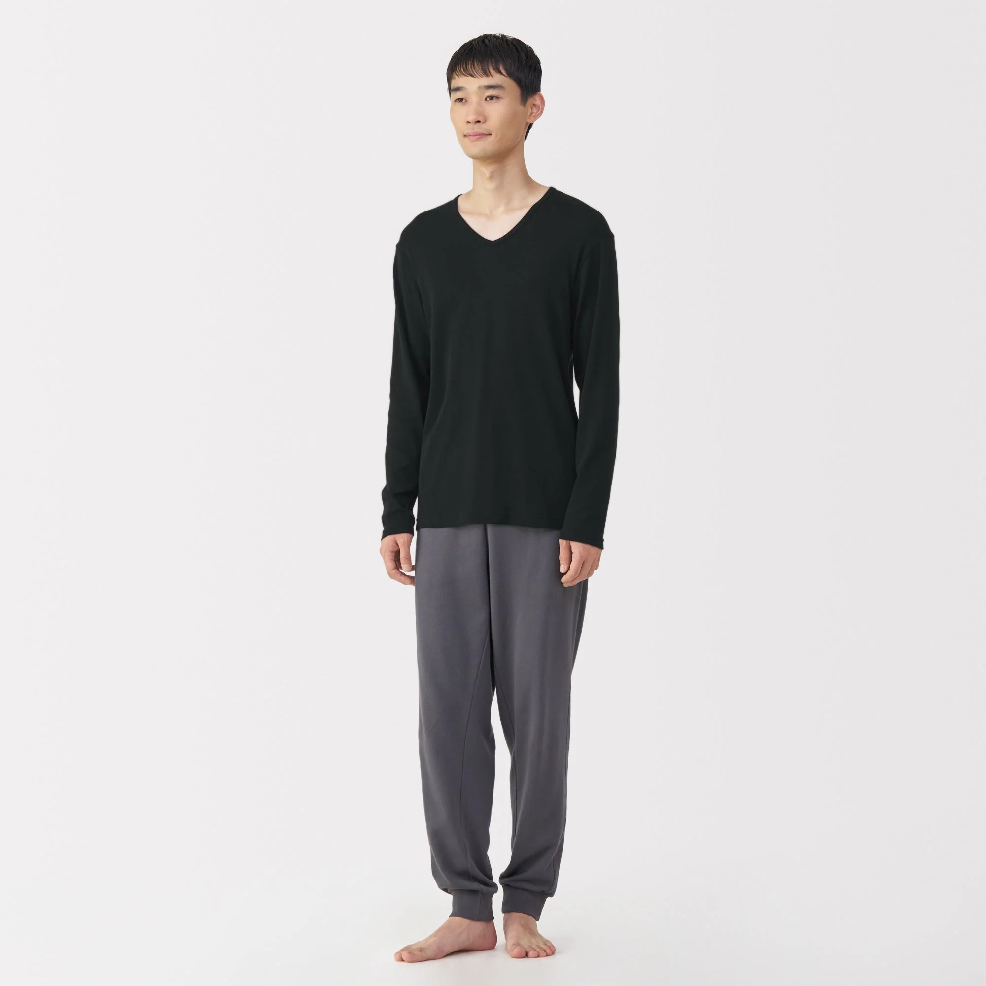 Warm Cotton V-Neck T-Shirt - Image 18