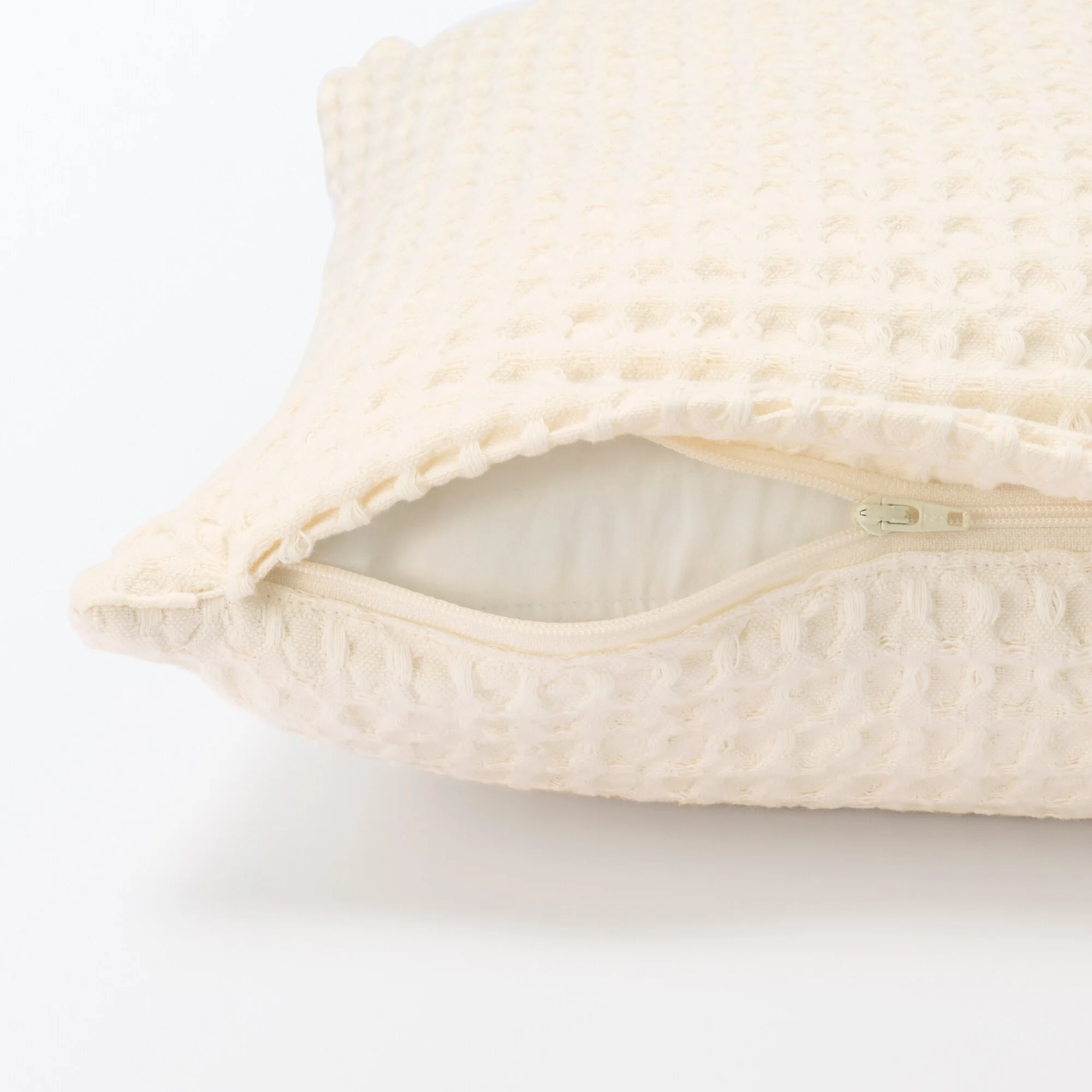 Washed Cotton Waffle Cushion Cover (55 x 59 cm) - Image 11