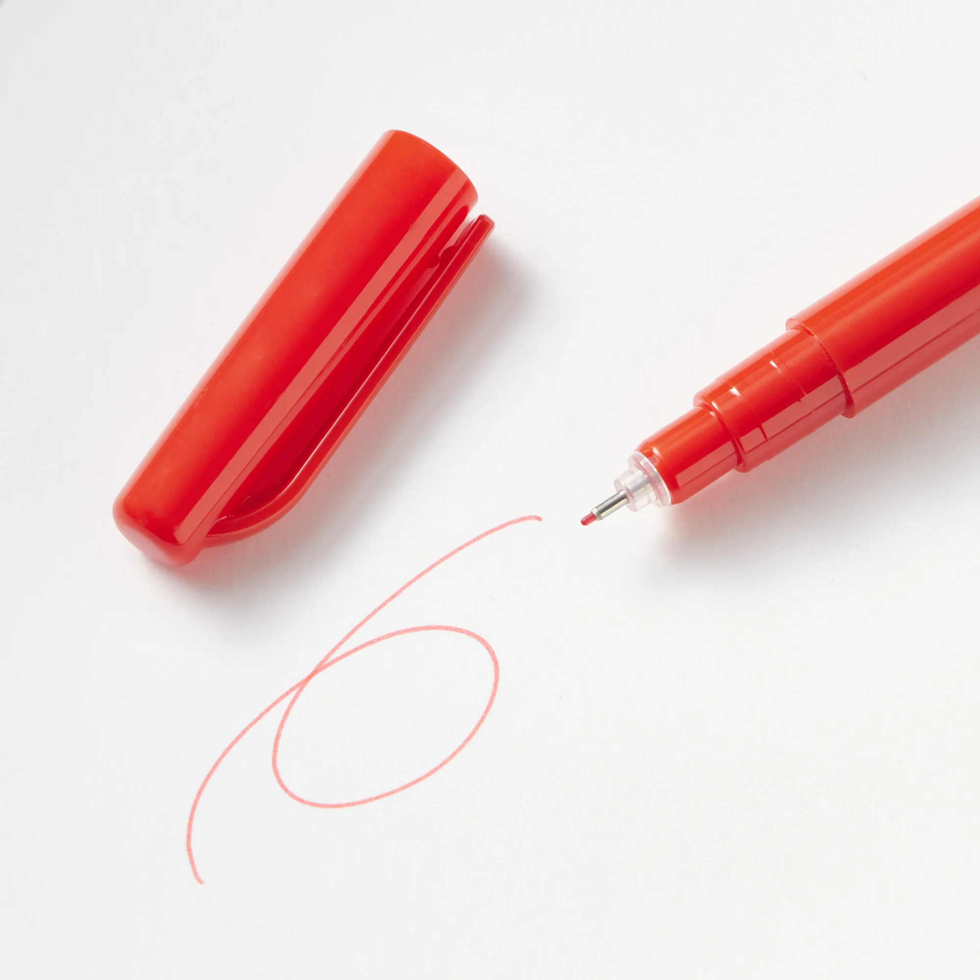 Water Based Fine Tip Pen - Red - Image 2