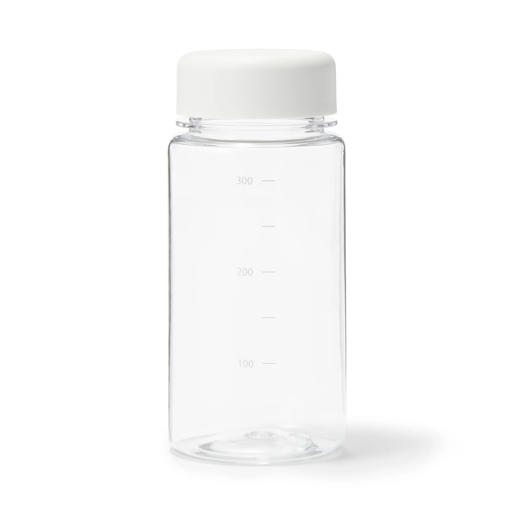 Water Bottle with Measurements 350ml - White