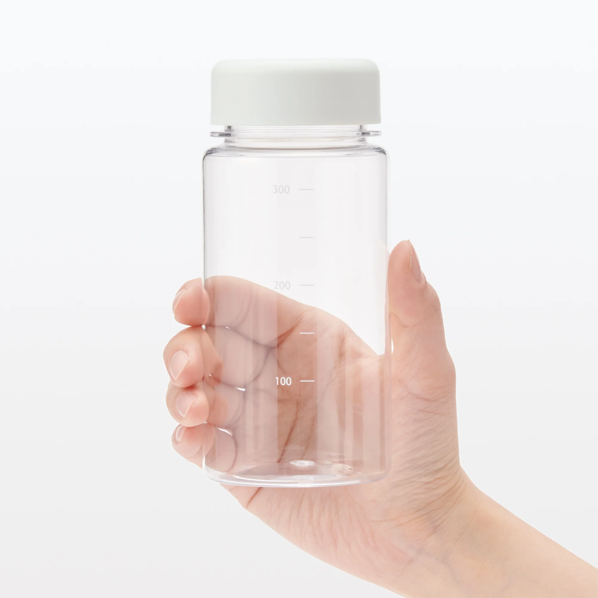 Water Bottle with Measurements 350ml - White - Image 6