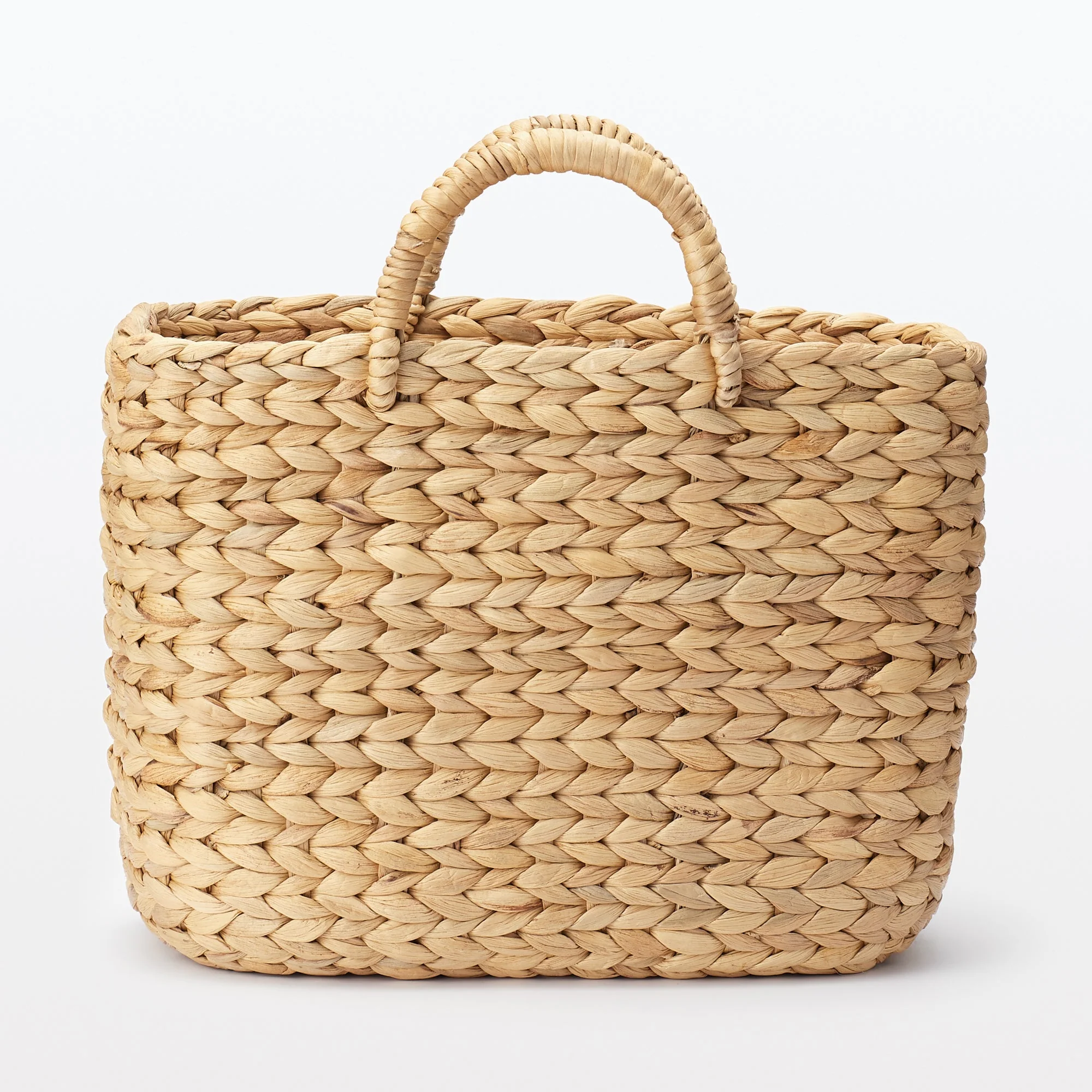 Water Hyacinth Basket - Large W37 x D18.5 x H26 cm - Image 3