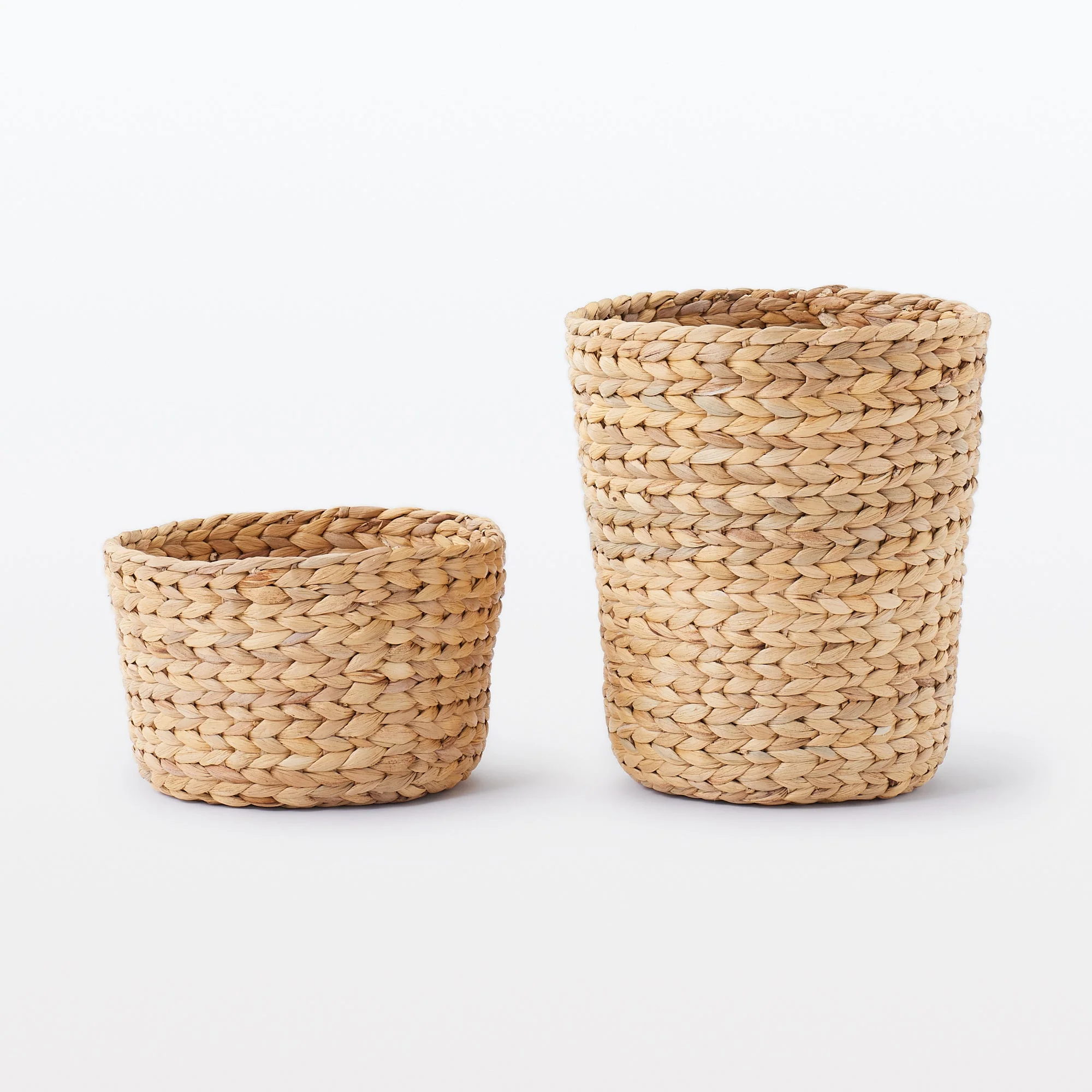 Water Hyacinth Basket - Round - Deep Dia. 26 x H30 cm - Image 5