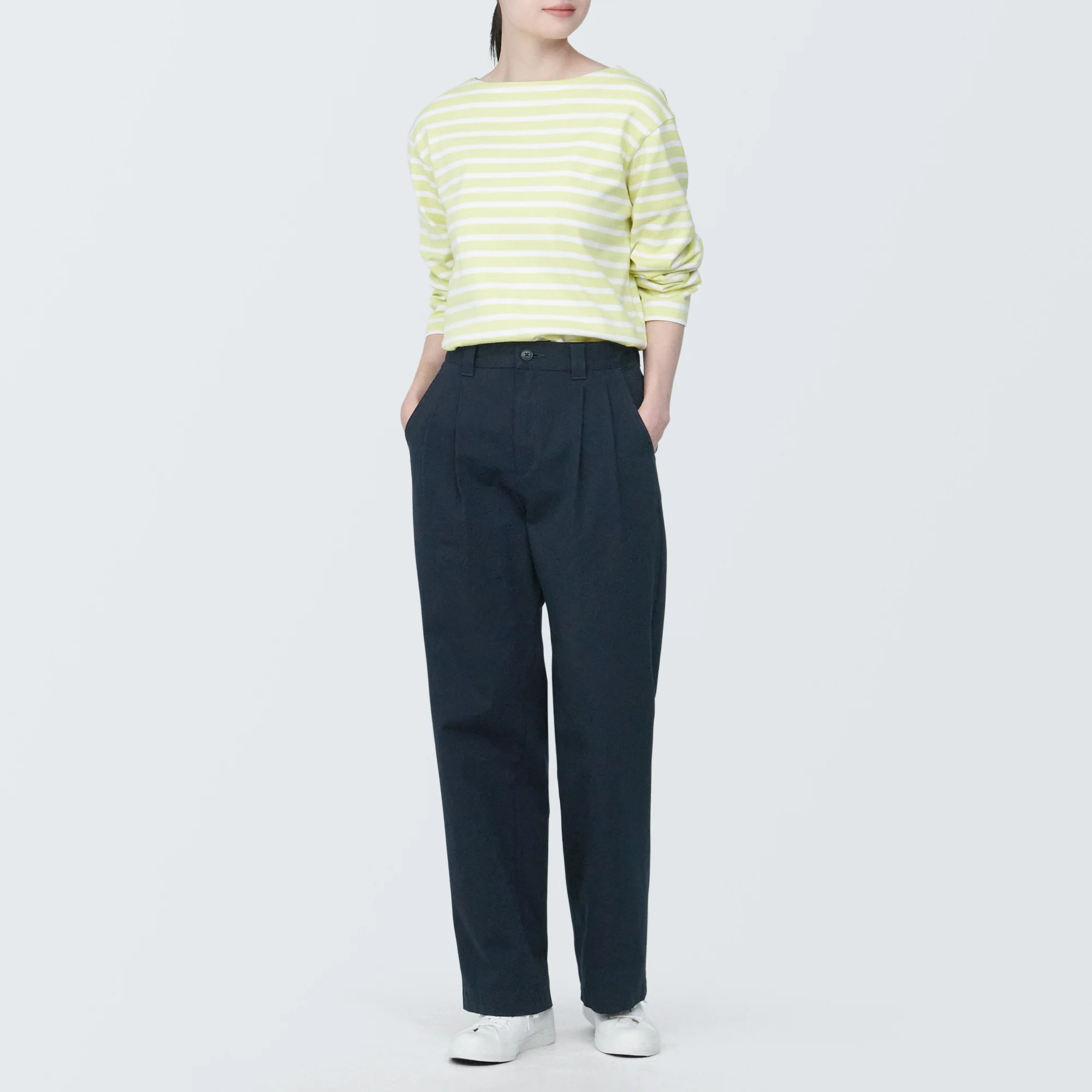 Women's 4-Way Stretch Chino Darted Wide Pants - Image 14