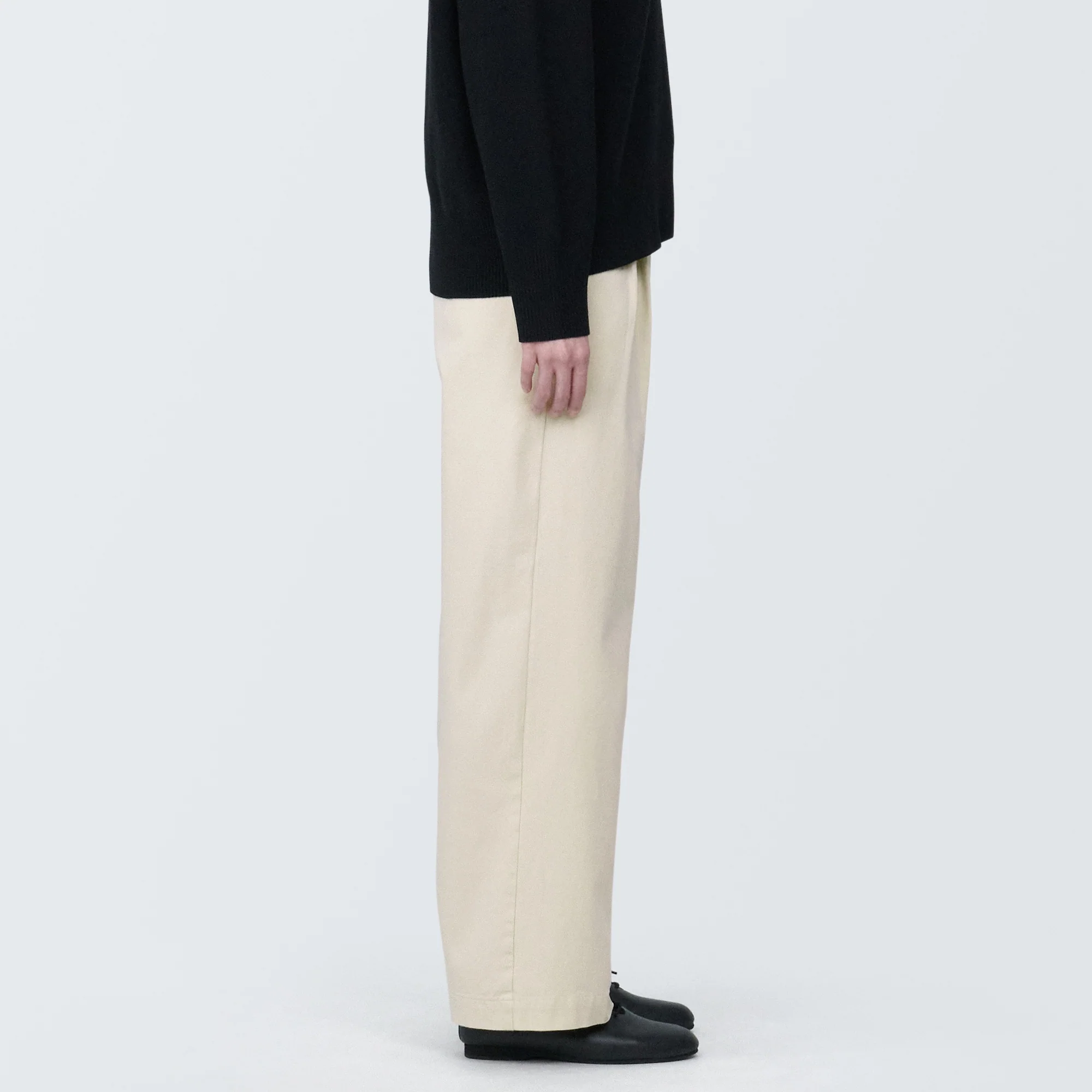 Women's 4-Way Stretch Chino Darted Wide Pants - Image 5