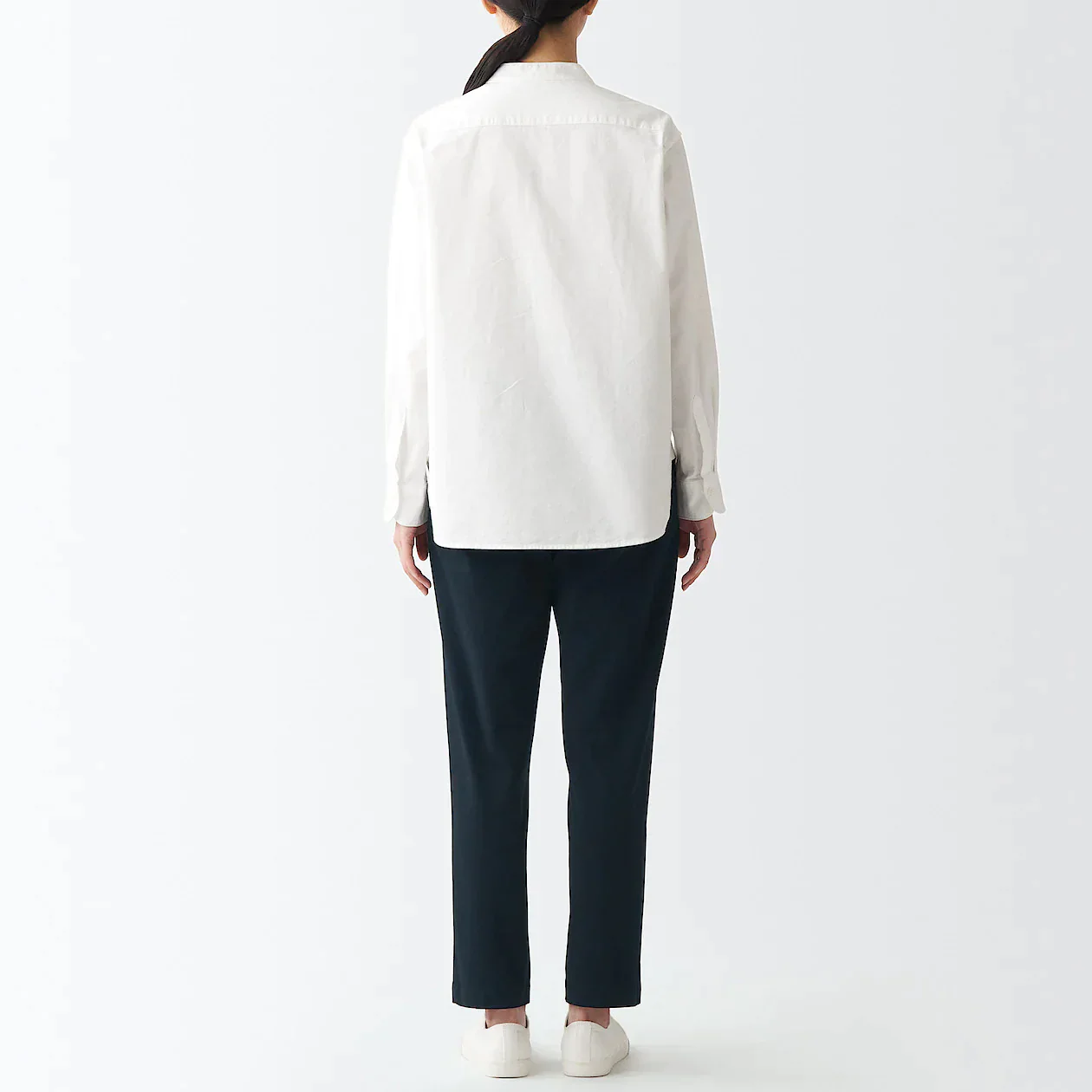 Women's 4-Way Stretch Chino Slim Tapered Pants (L 30inch / 75cm) - Image 35