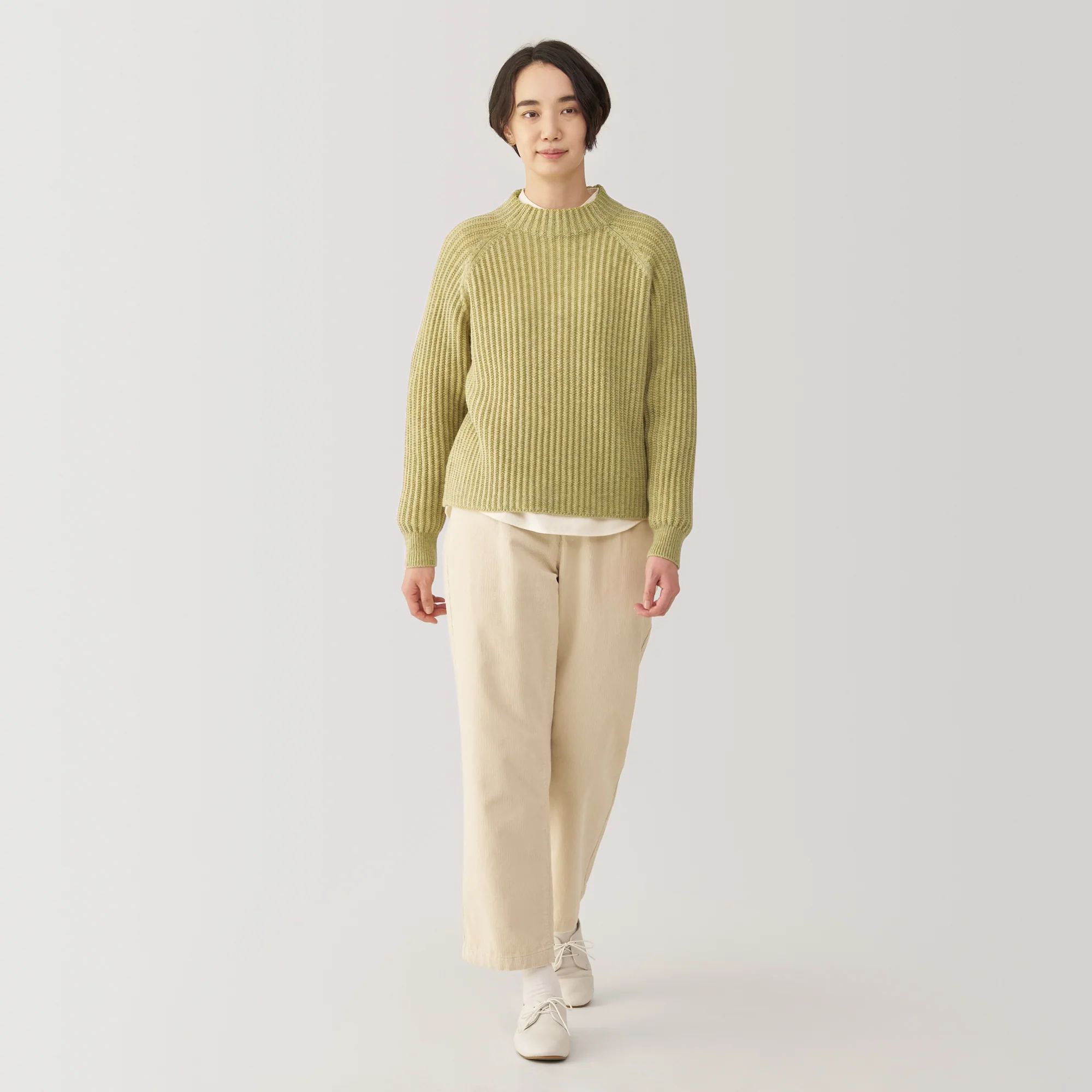 Women's Andes Wool Mock Neck Sweater - Image 4
