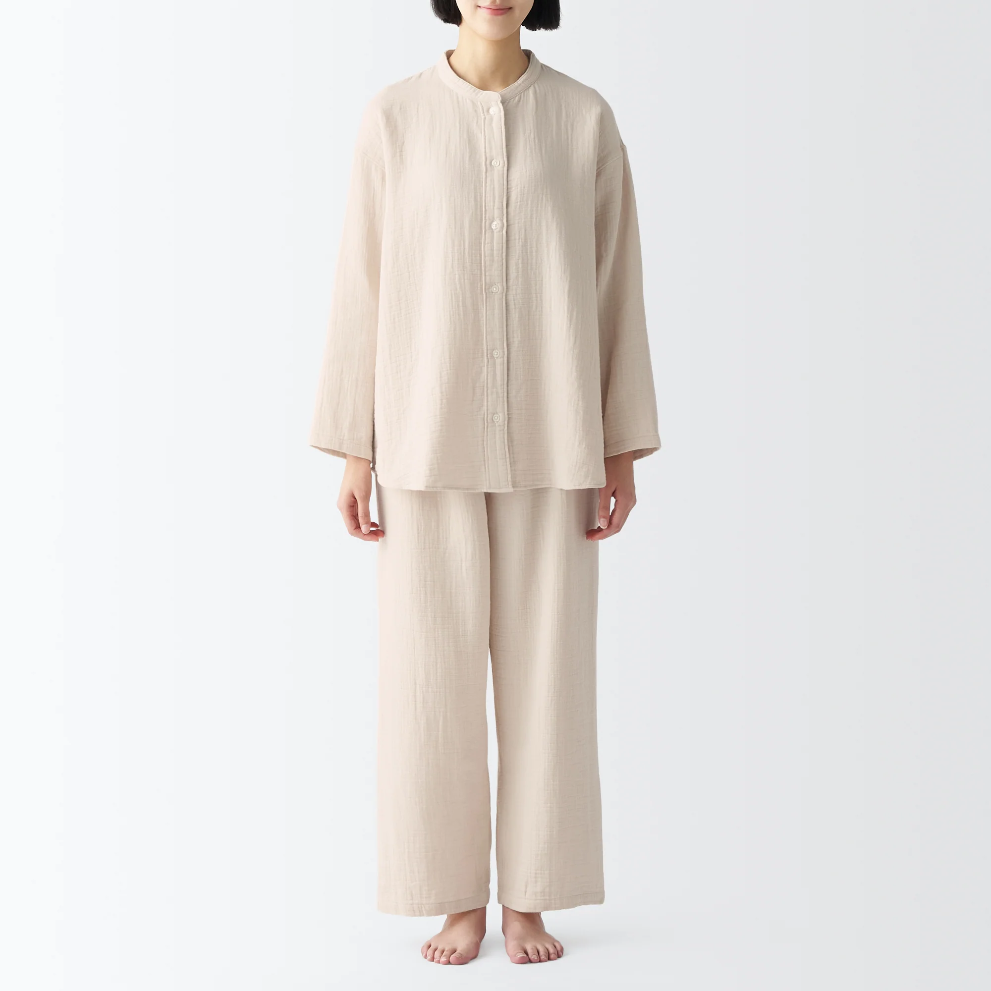 Women's Cheesecloth Gauze Pajamas - Image 4