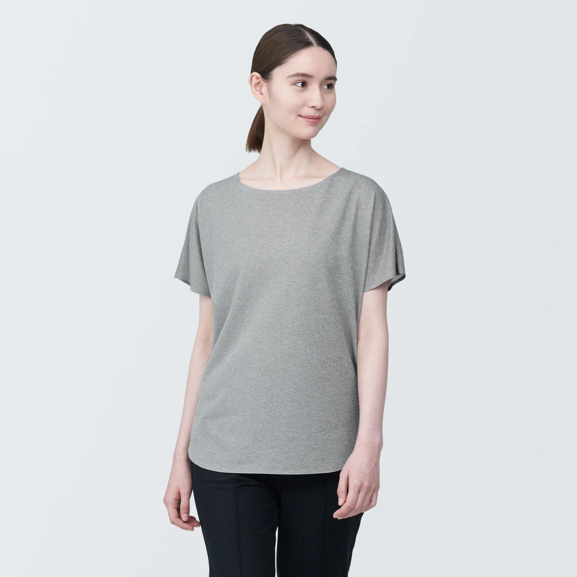 Women's Cool Touch Boat Neck Short Sleeve T-Shirt - Image 39
