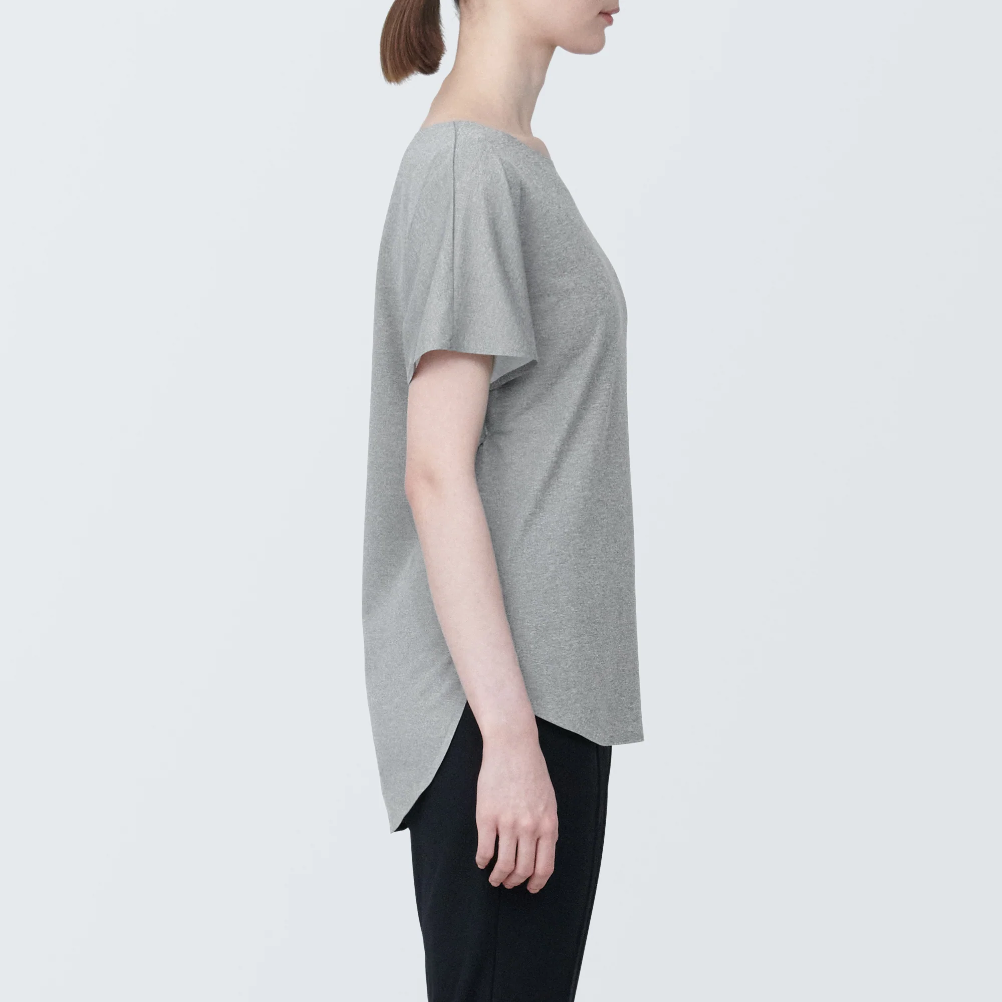 Women's Cool Touch Boat Neck Short Sleeve T-Shirt - Image 41