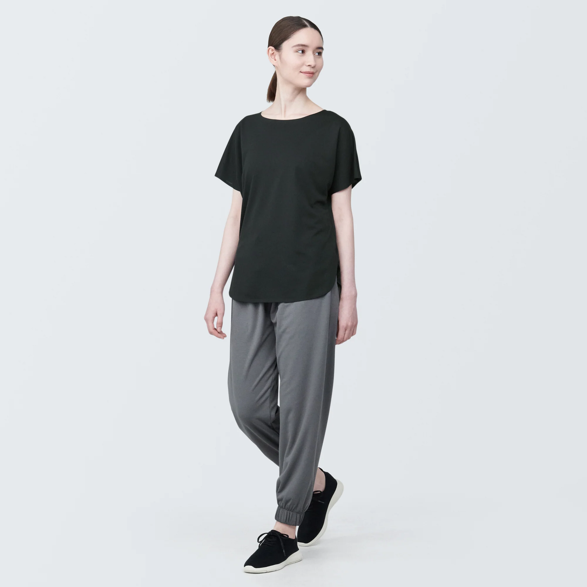 Women's Cool Touch Boat Neck Short Sleeve T-Shirt - Image 49