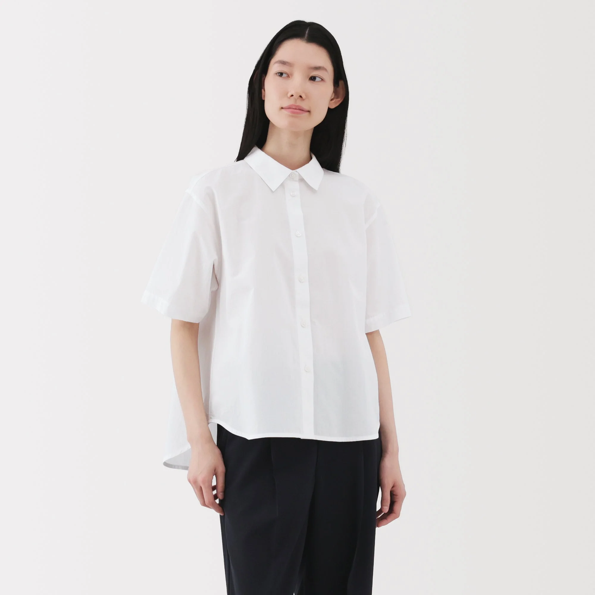 Women's Cool Touch Regular Collar Short Sleeve Shirt - Image 3