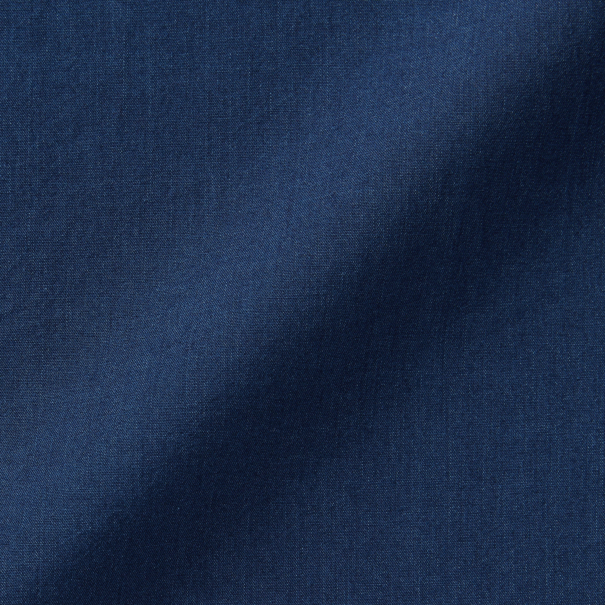 Women's Cotton Voile Indigo Long Sleeve Dress - Image 10
