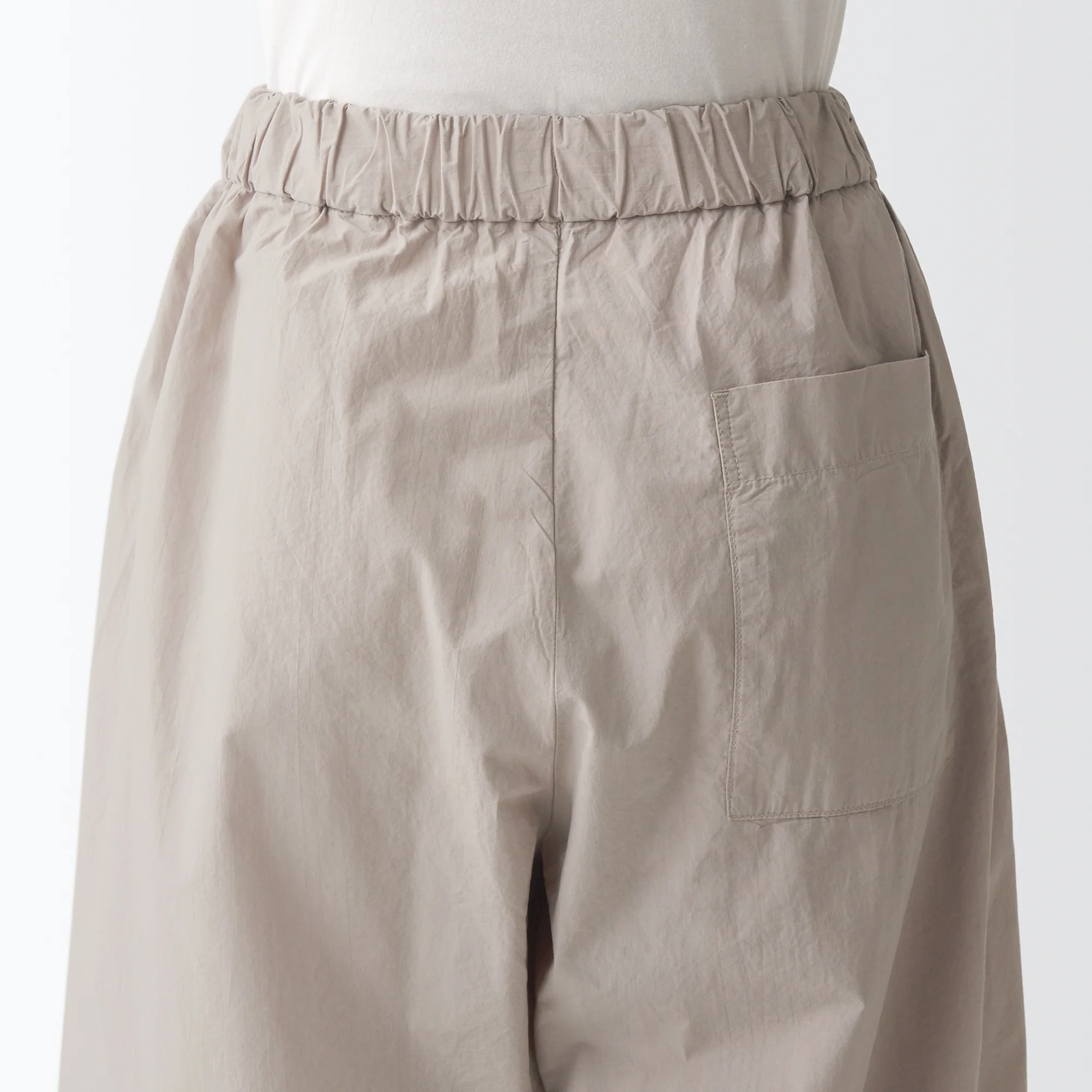 Women's Densely Woven Wide Pants One Size - Image 8