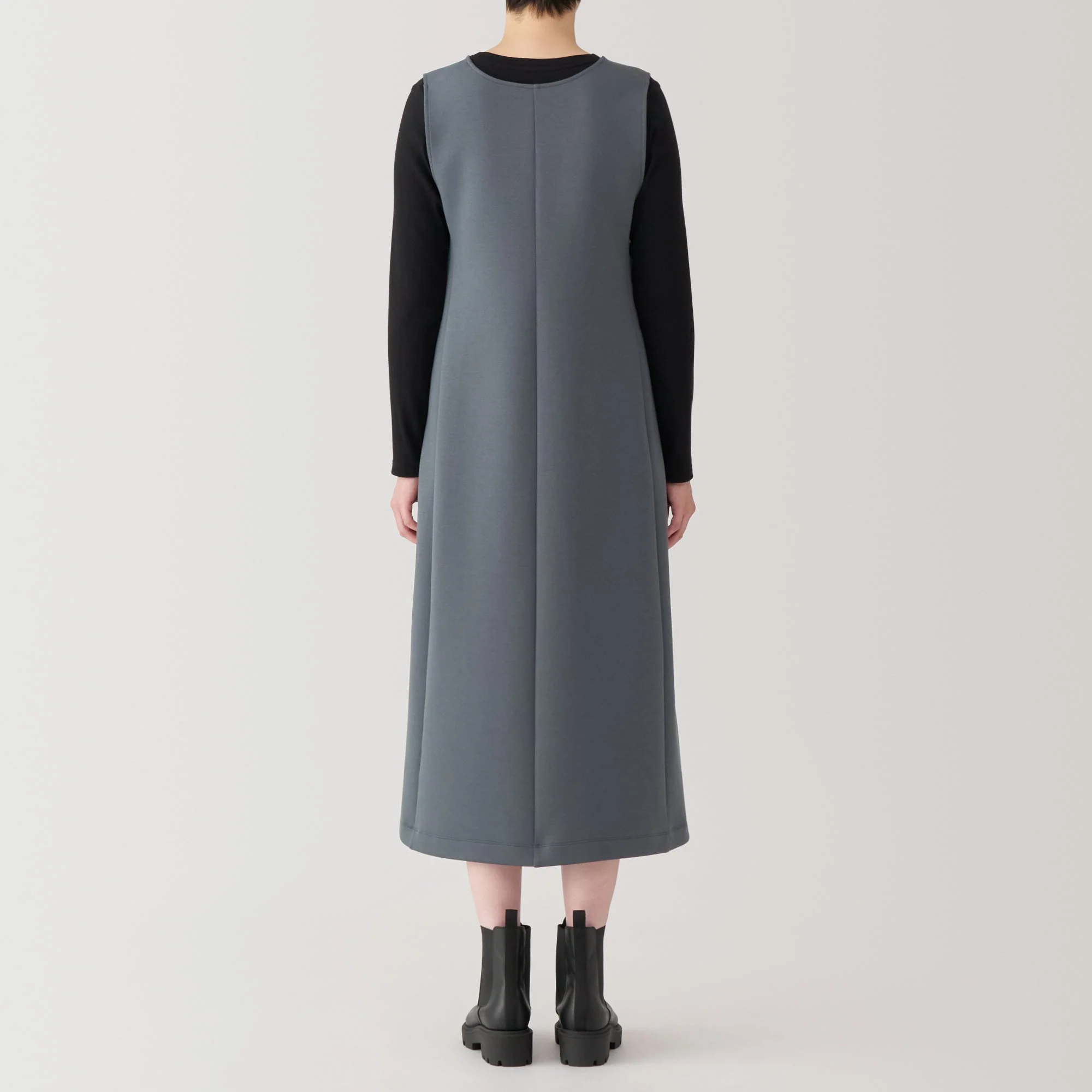 Women's Double Knitted Sweatshirt Jumper Skirt - Image 14