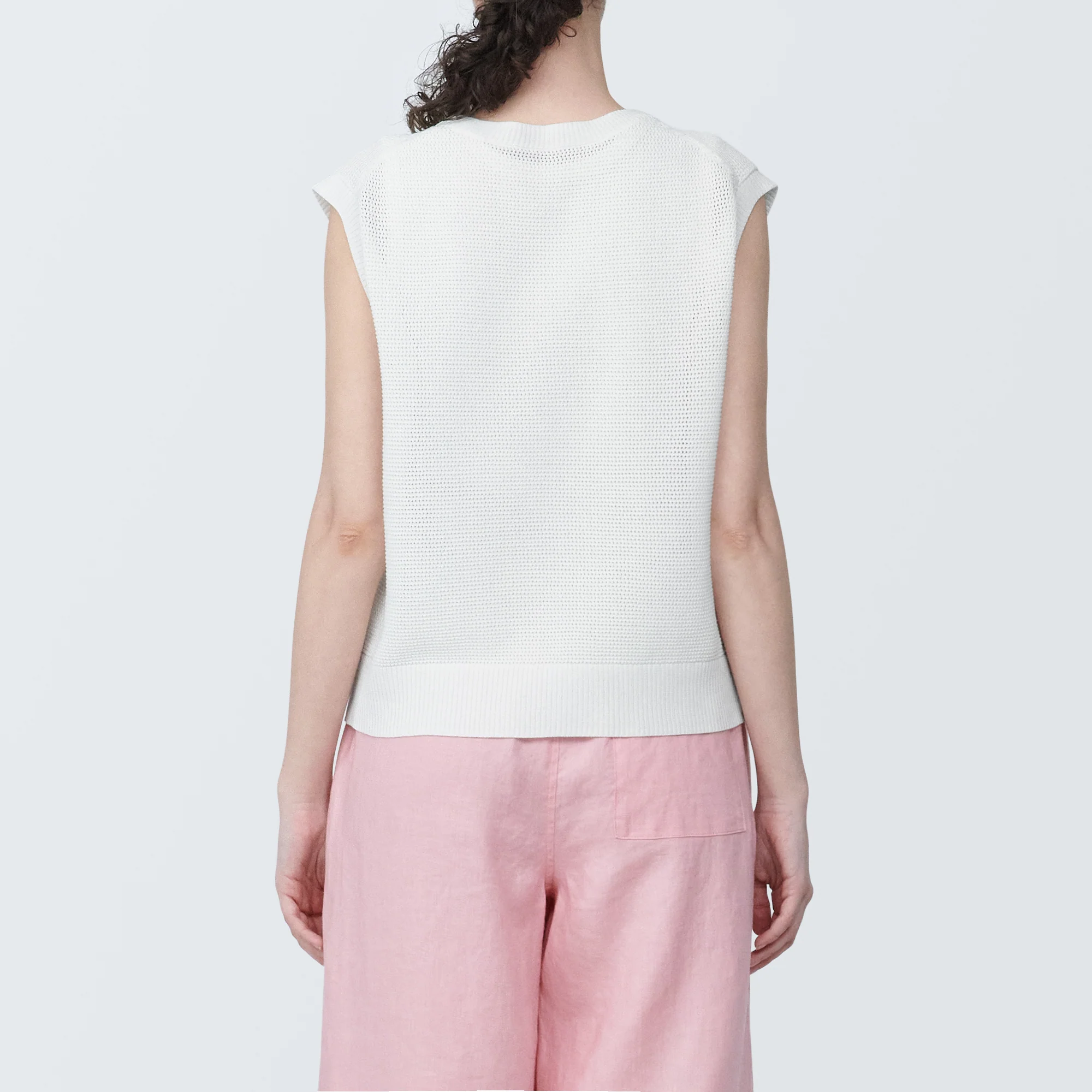Women's High-Twist Mesh French Sleeve Sweater - Image 13