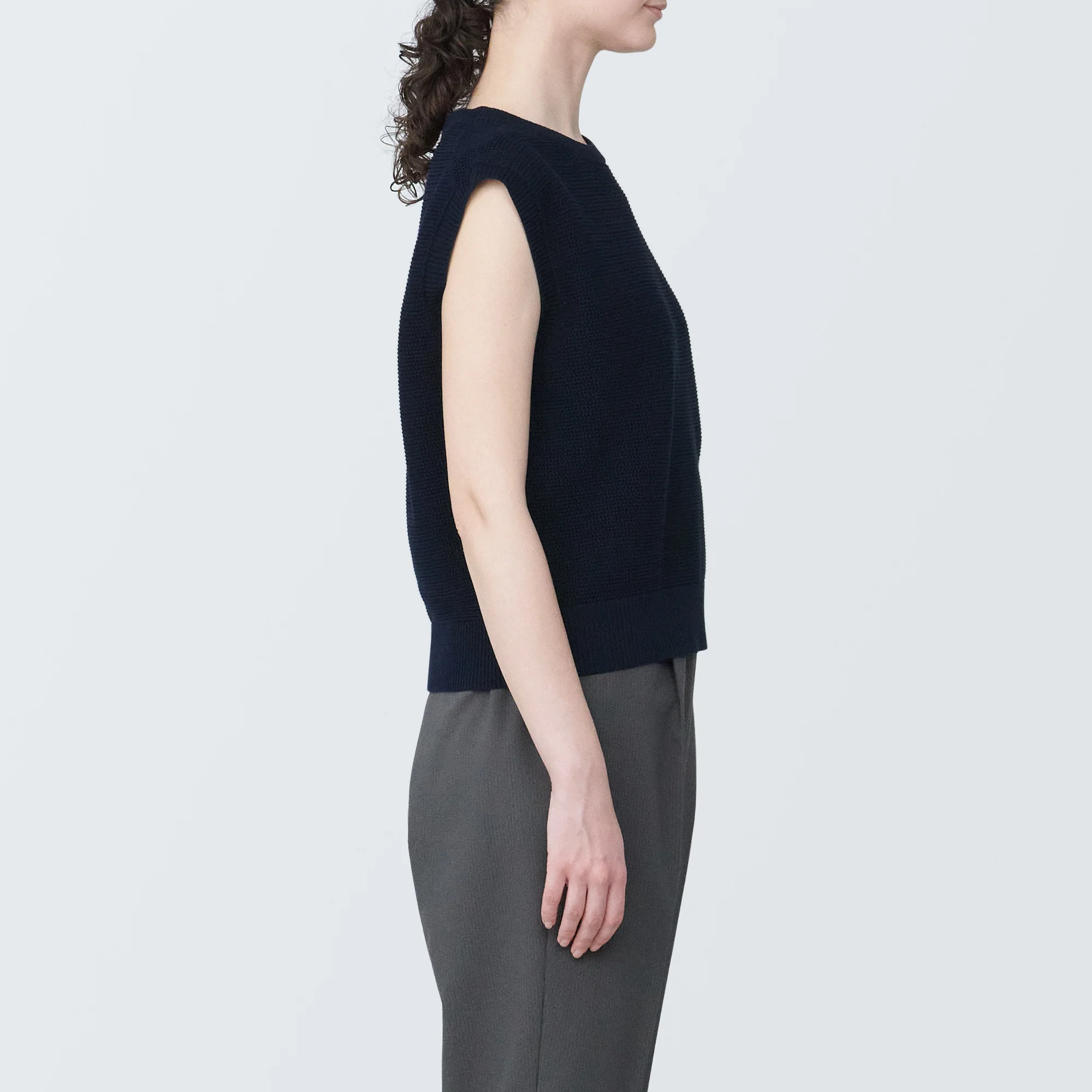 Women's High-Twist Mesh French Sleeve Sweater - Image 26