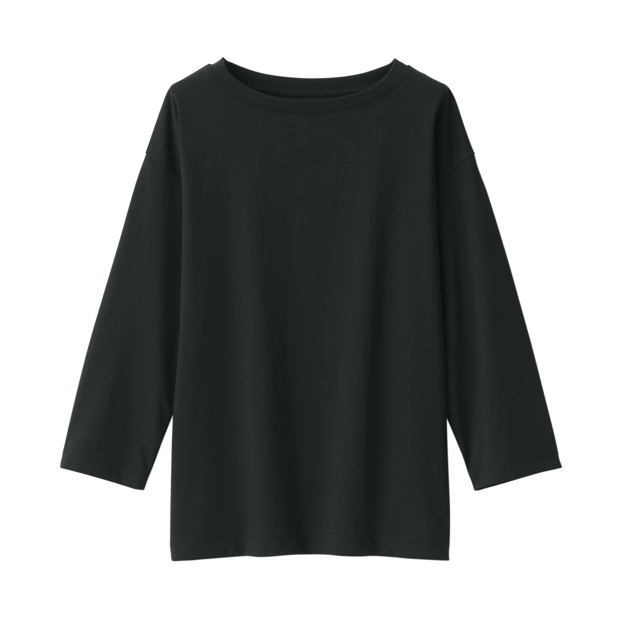 Women's Jersey Boat Neck 3/4 Sleeve T-Shirt - Image 2